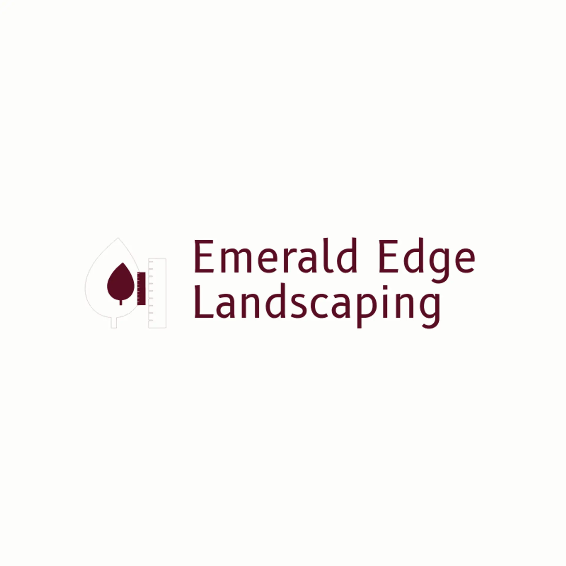 Emerald Edge Landscaping logo for garden