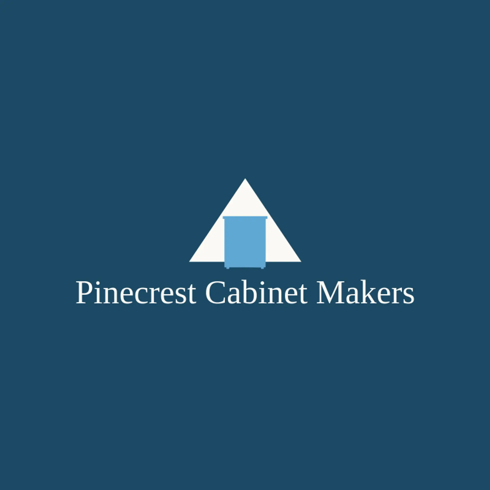 Pinecrest Cabinet Makers logo for cabinet