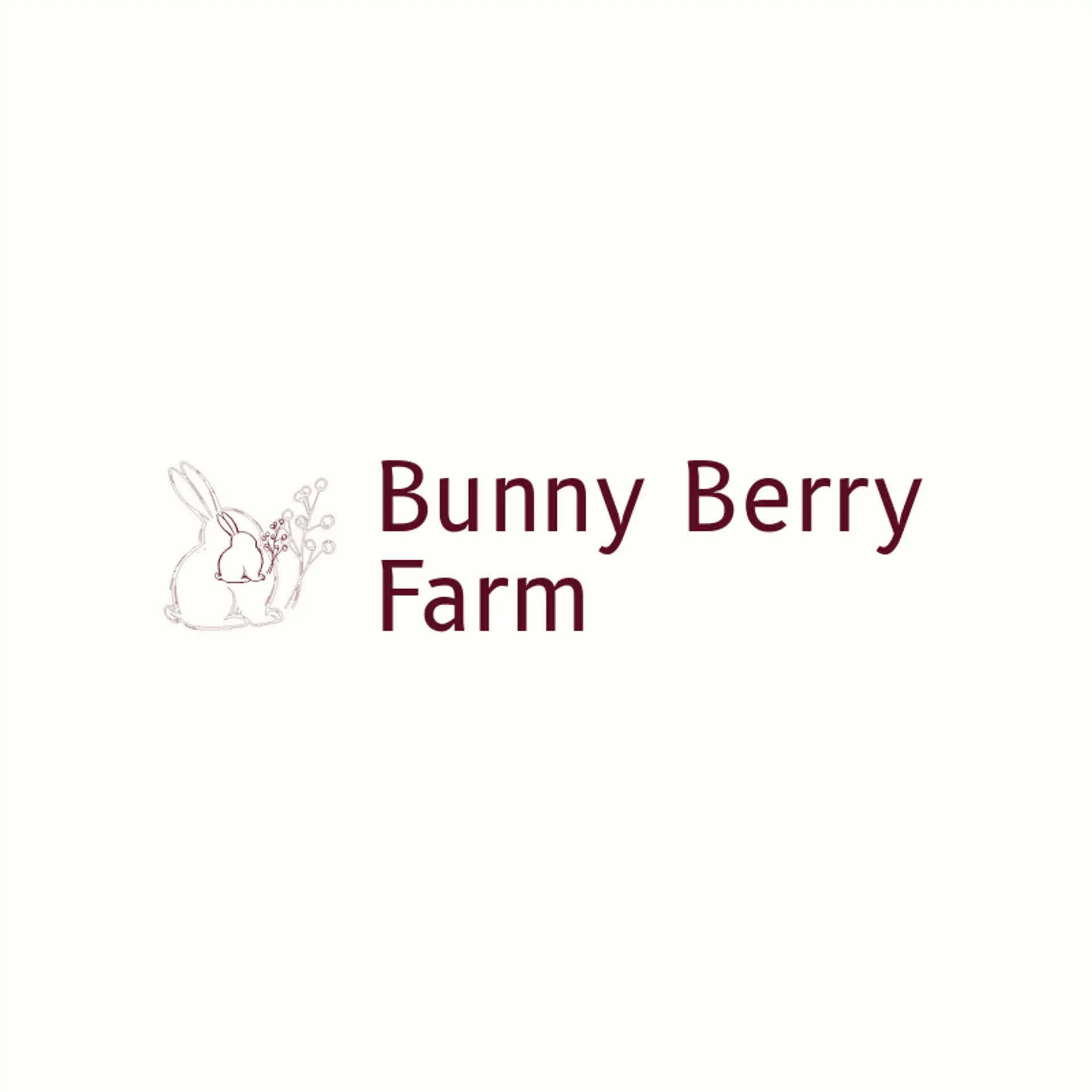 Bunny Berry Farm logo for bunny