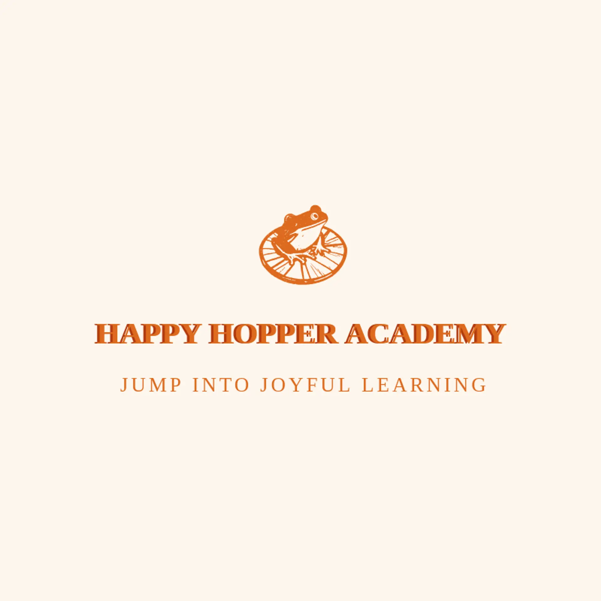 Happy Hopper Academy logo for kindergarten