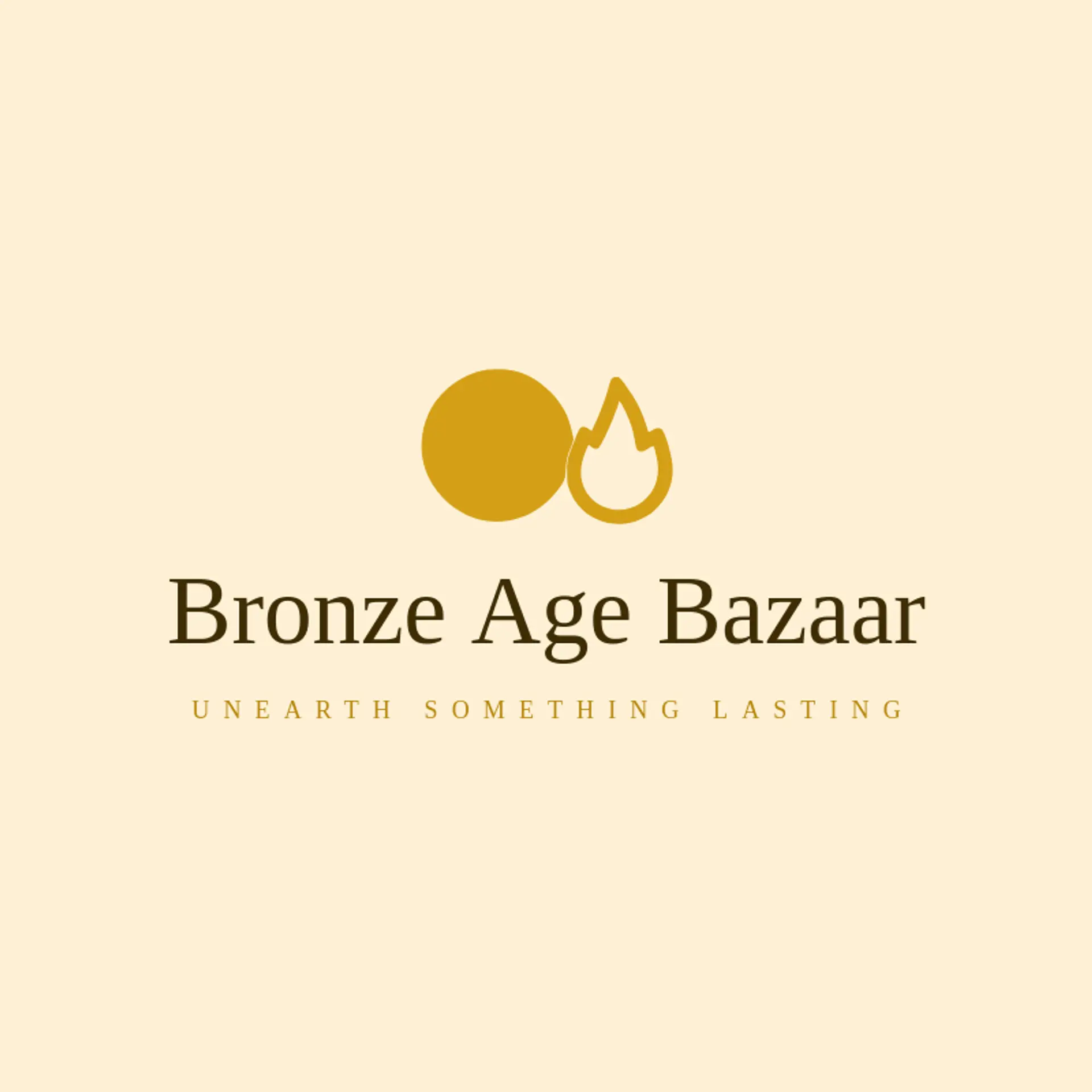 Bronze Age Bazaar logo for heritage