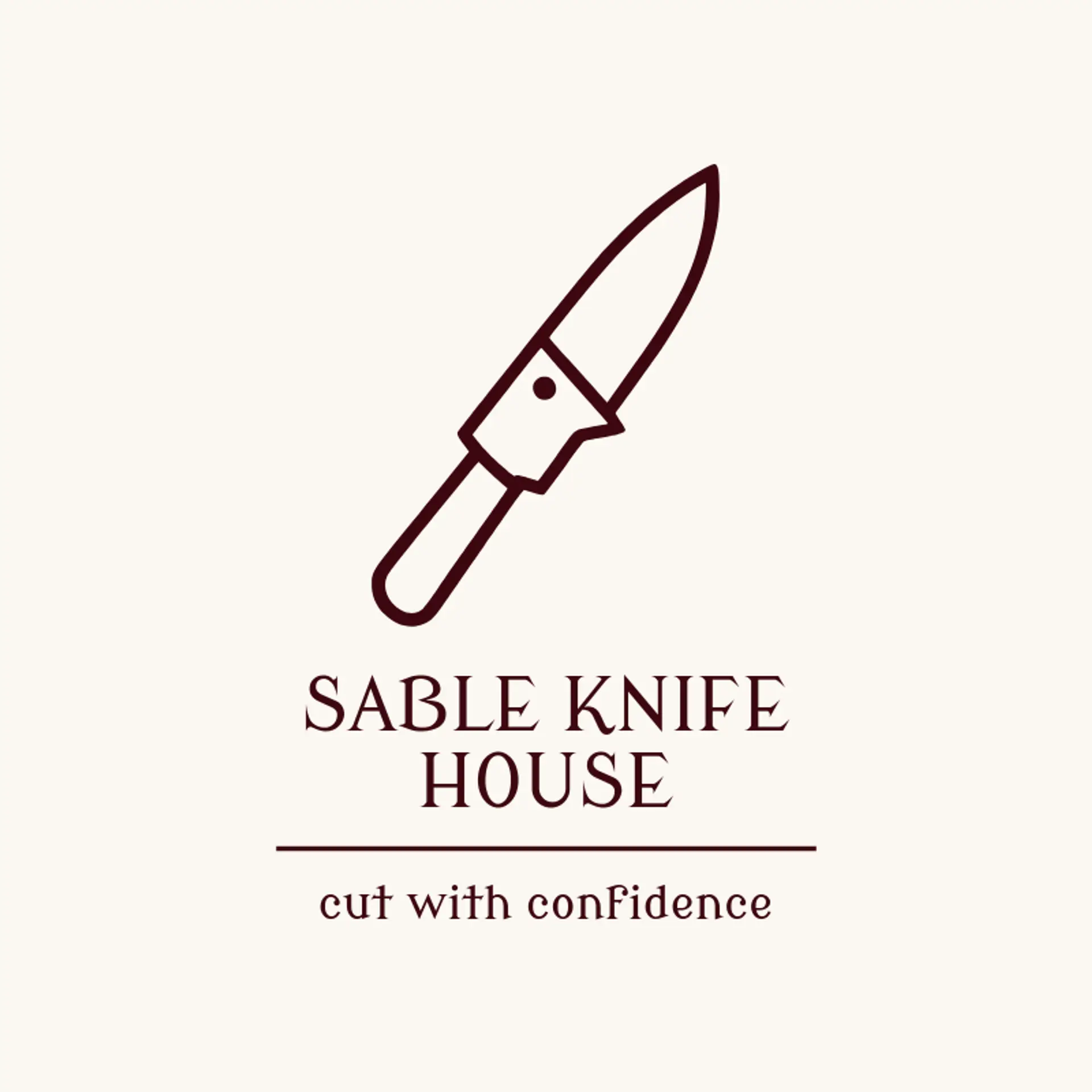 Sable Knife House logo for chef