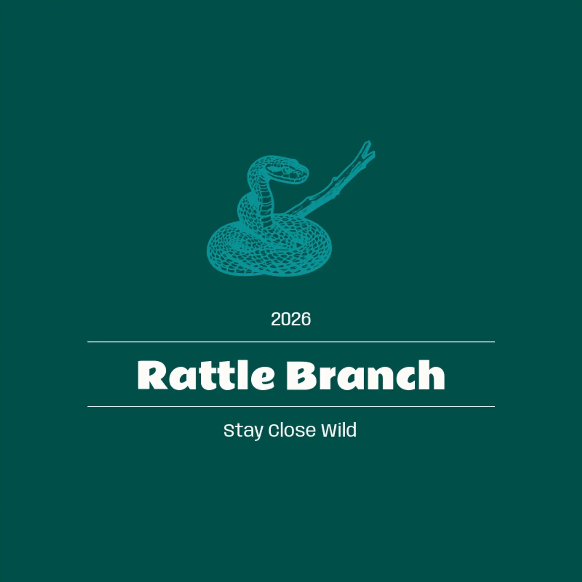 Rattle Branch logo for snake