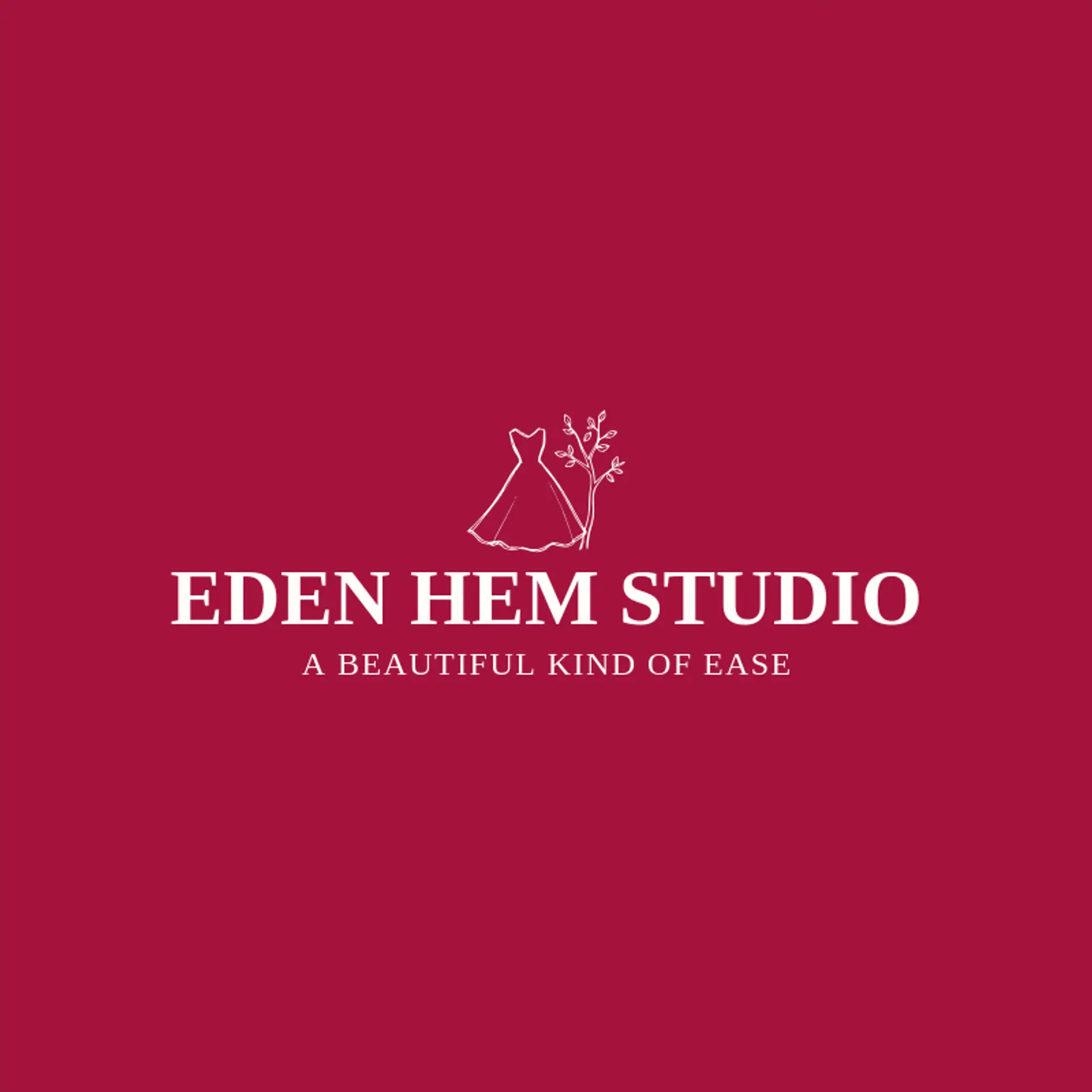 Eden Hem Studio logo for dress