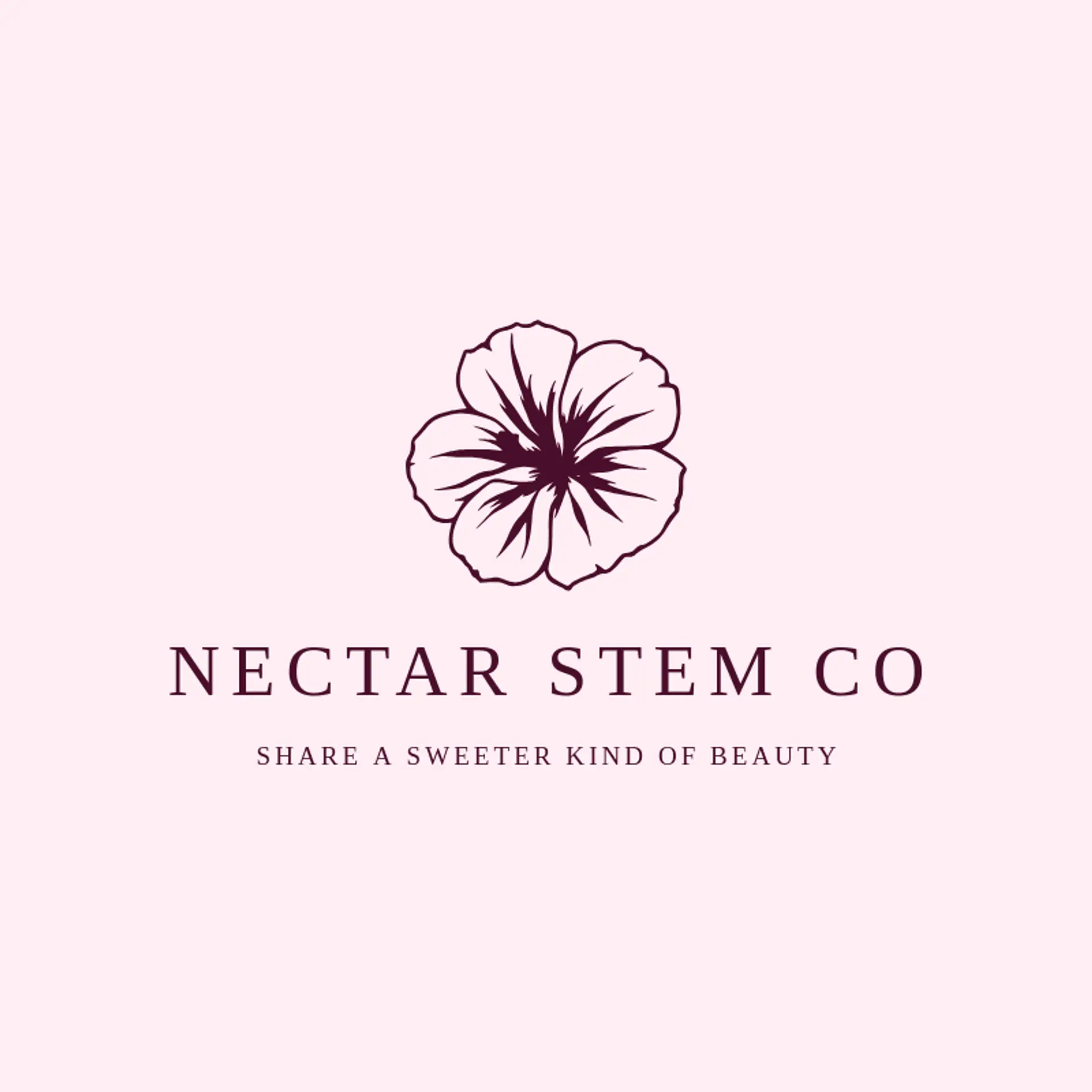 Nectar Stem Co logo for bloom
