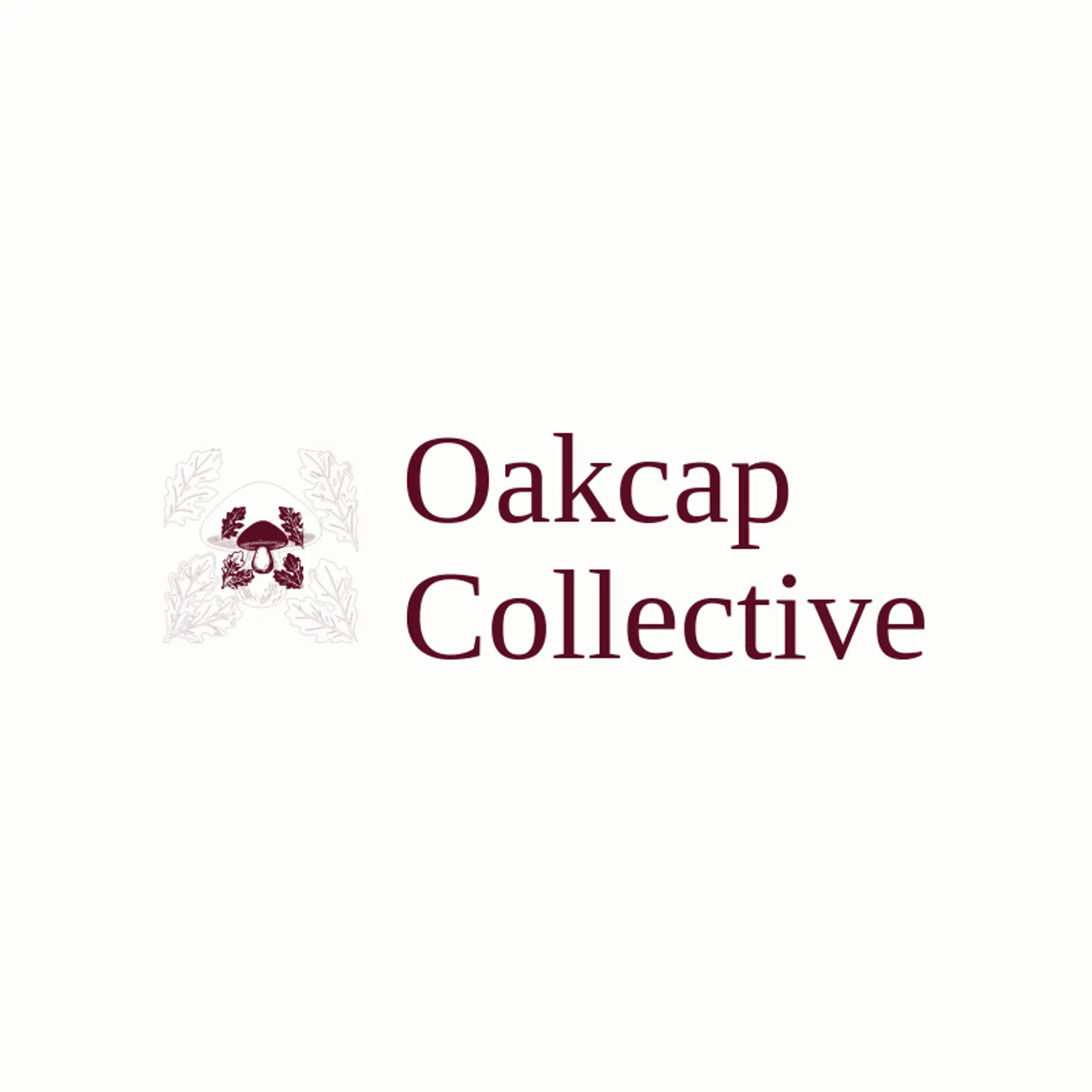 Oakcap Collective logo for mushroom