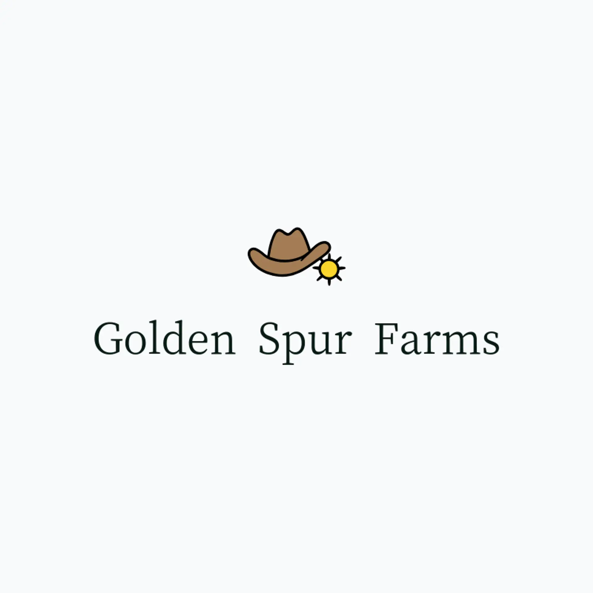 Golden Spur Farms logo for ranch