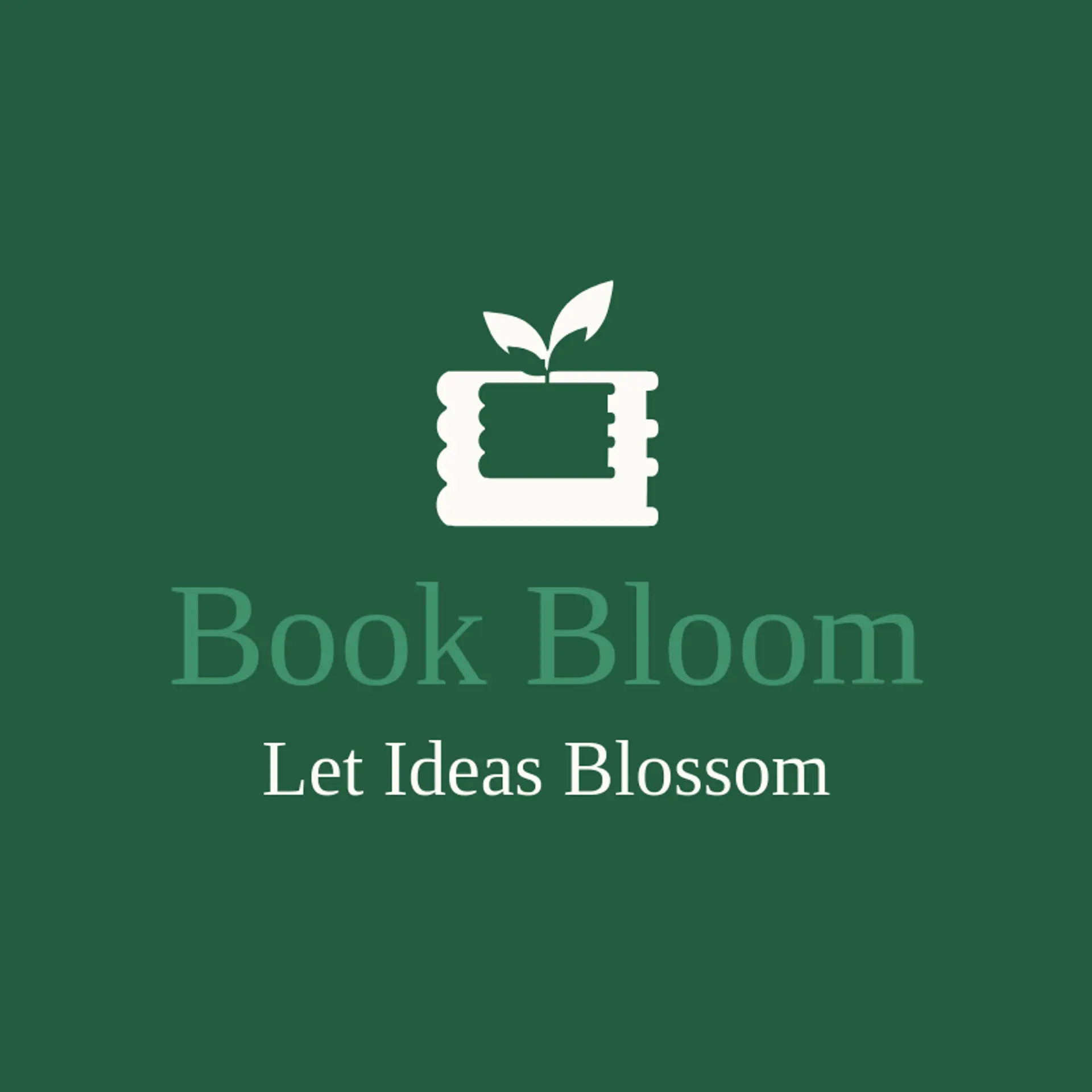 Book Bloom logo for book club