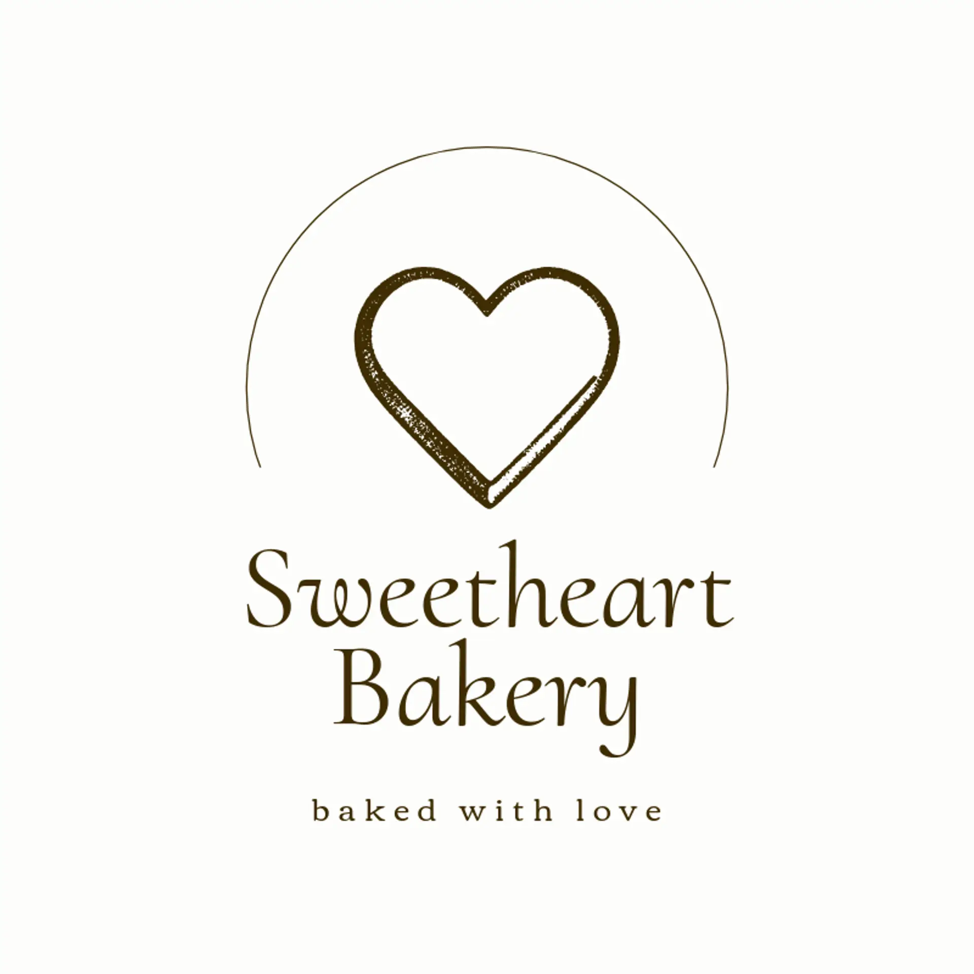 Sweetheart Bakery logo for heart
