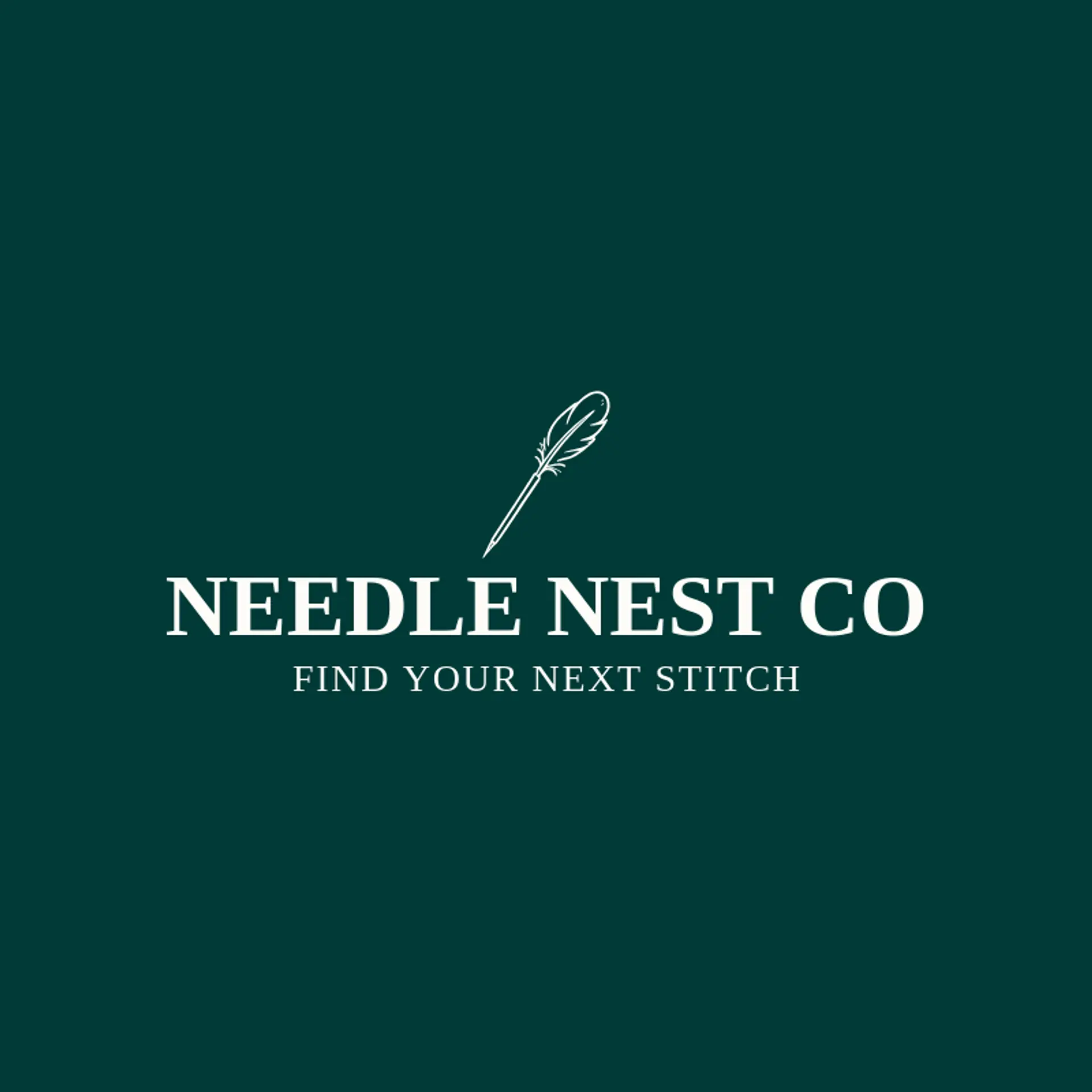 Needle Nest Co logo for stitching