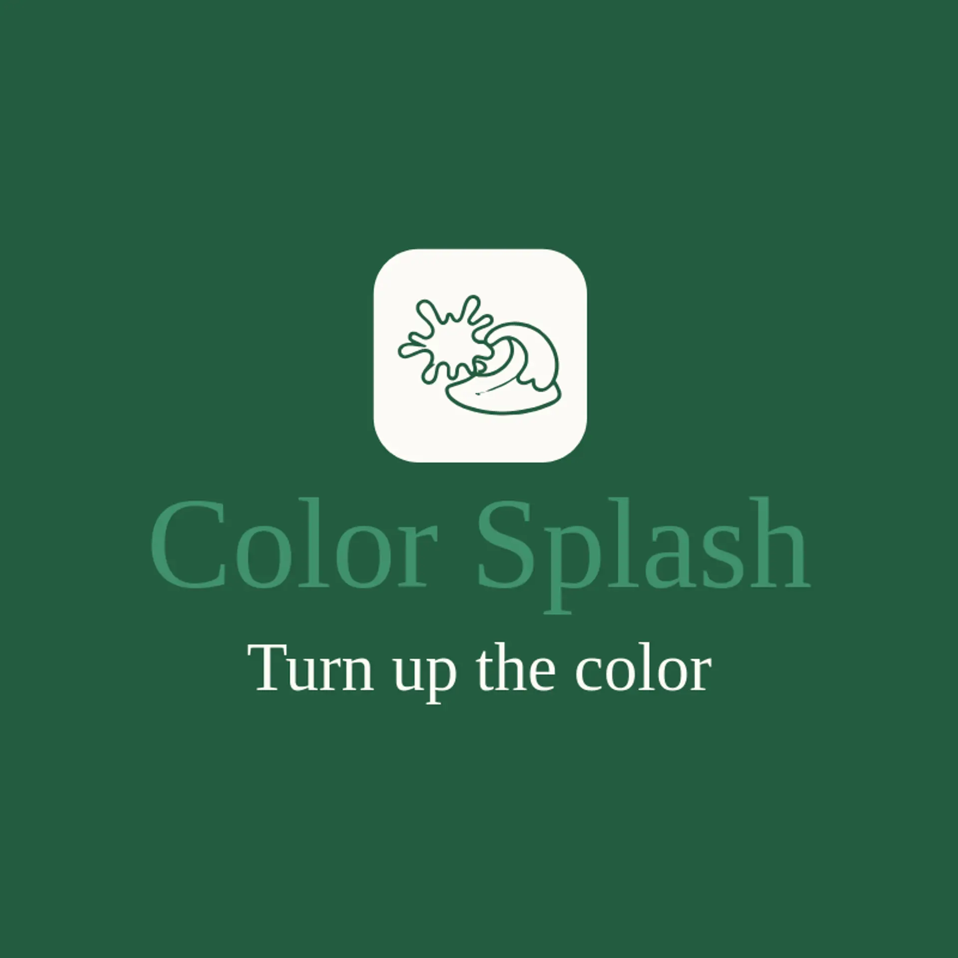 Color Splash logo for paint