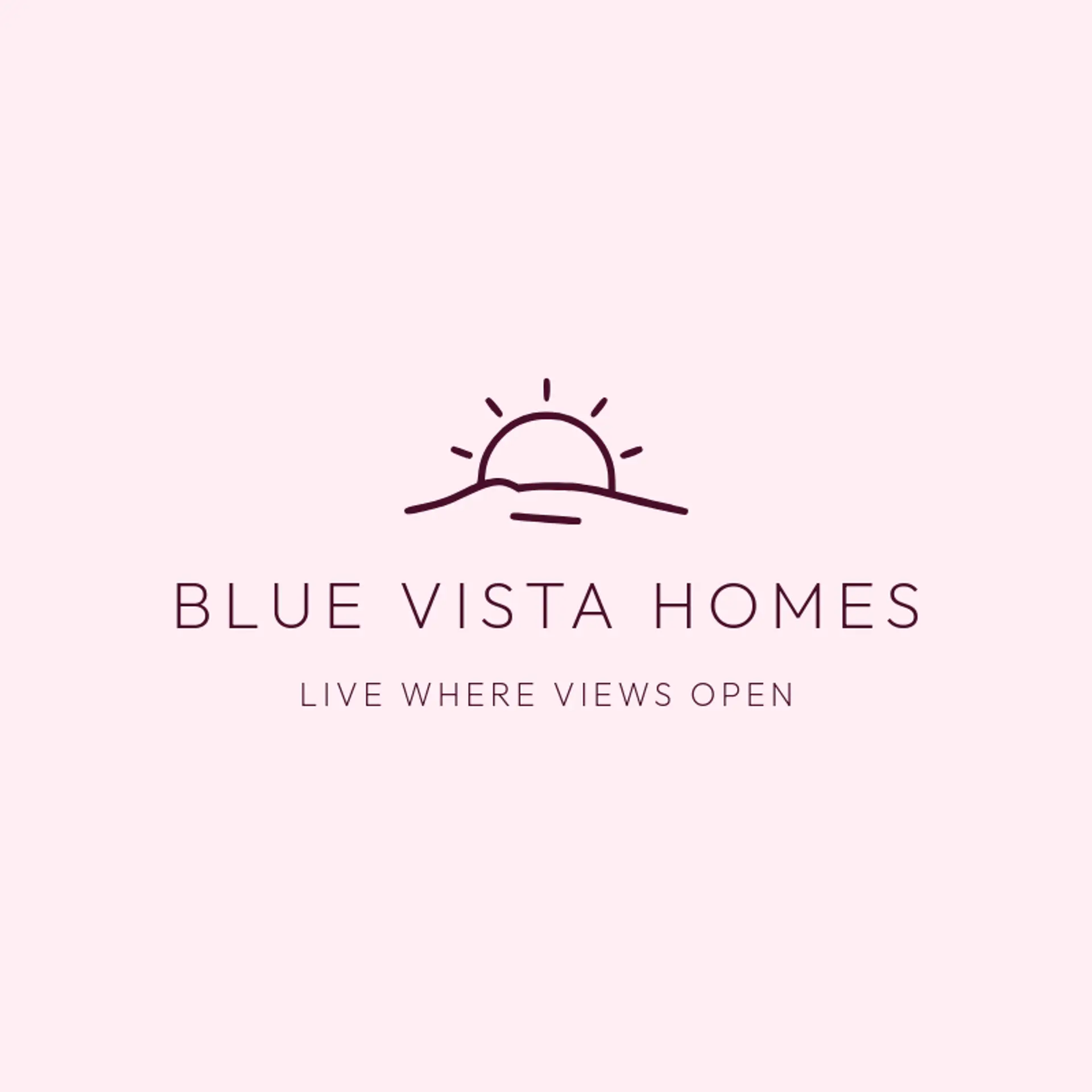Blue Vista Homes logo for horizon