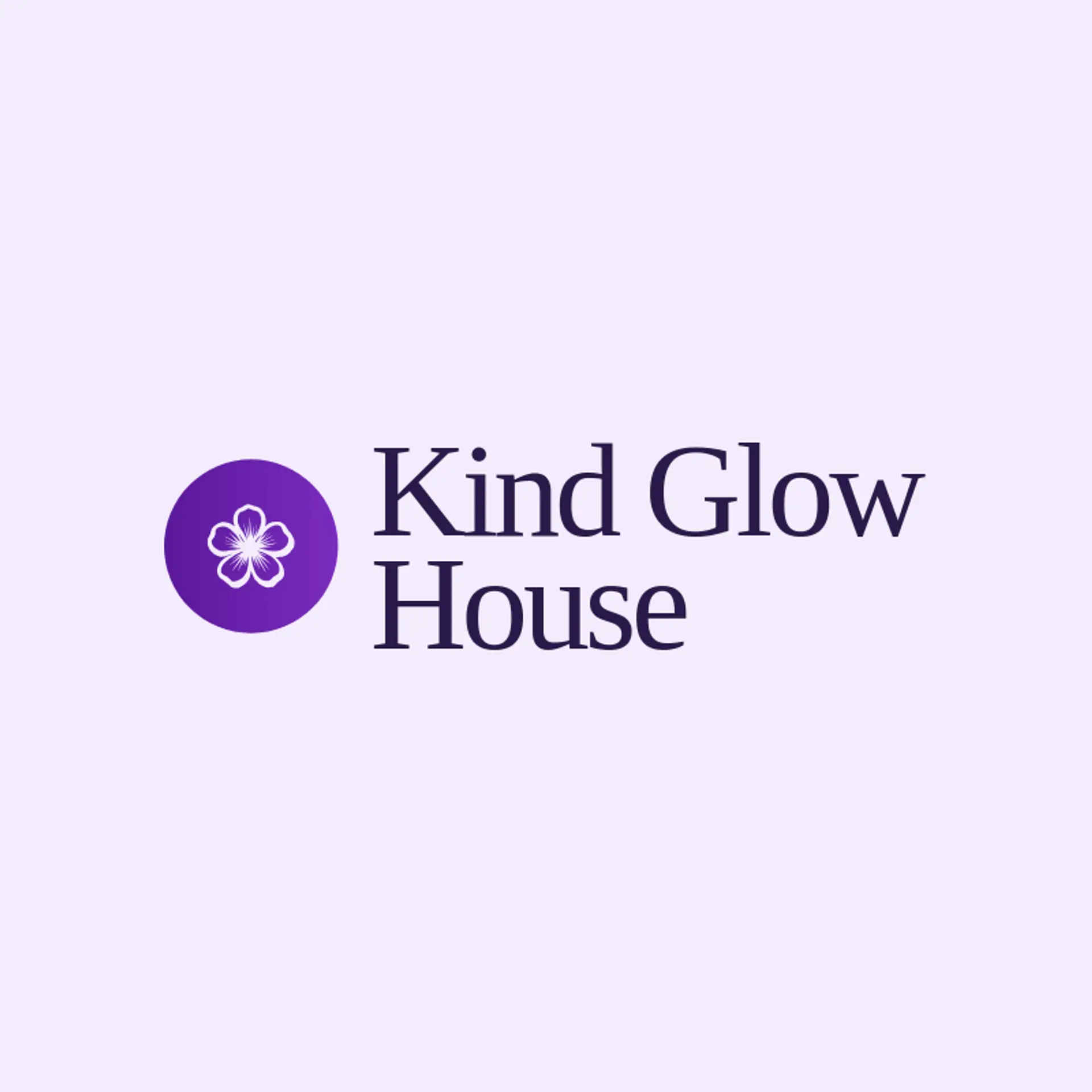 Kind Glow House logo for skin