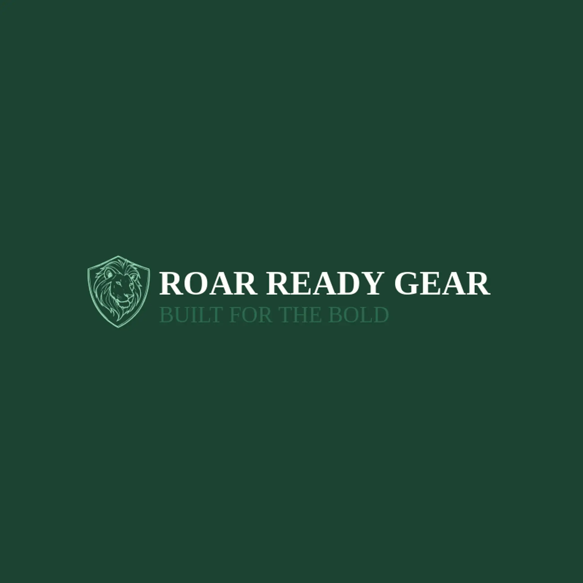 Roar Ready Gear logo for lion head