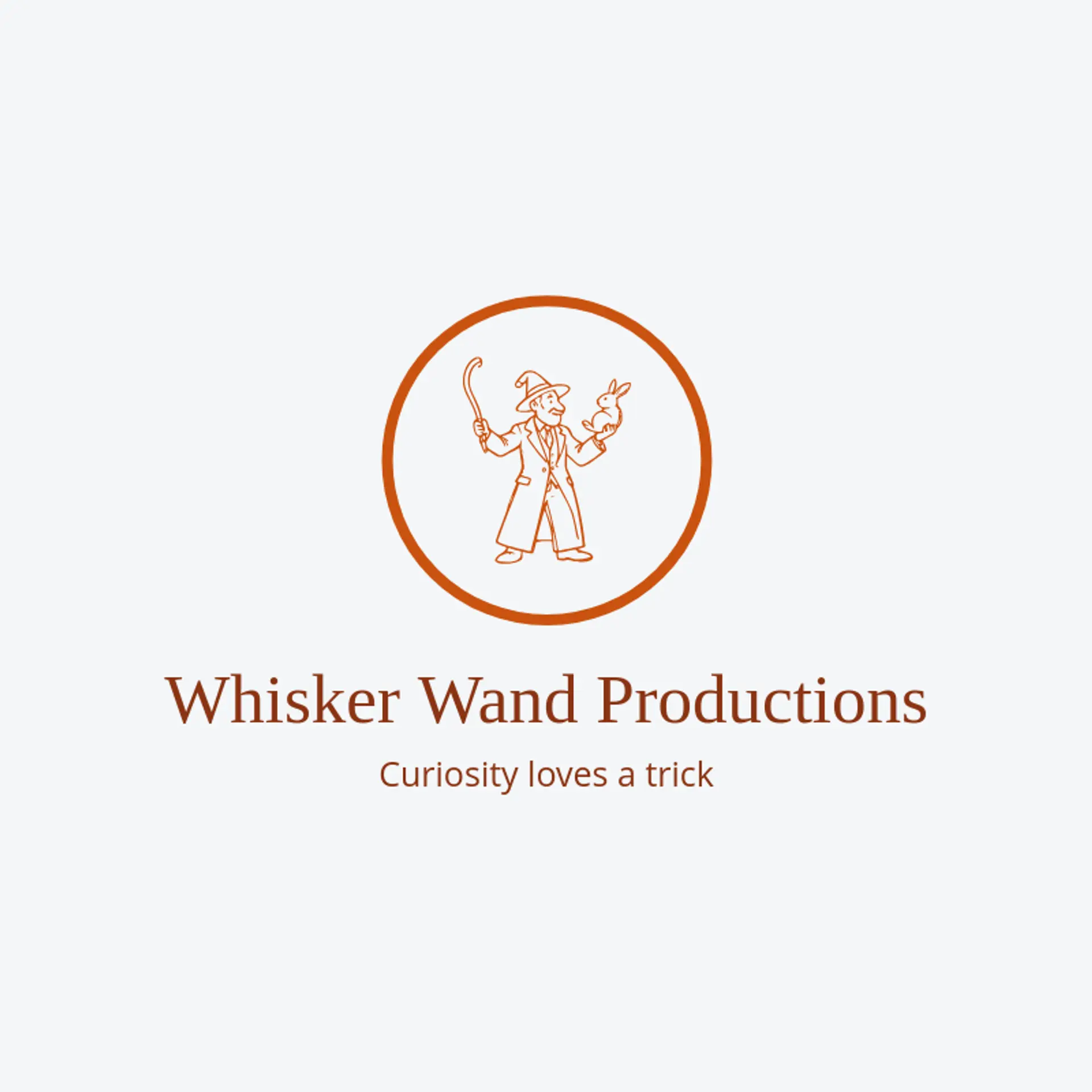 Whisker Wand Productions logo for magician