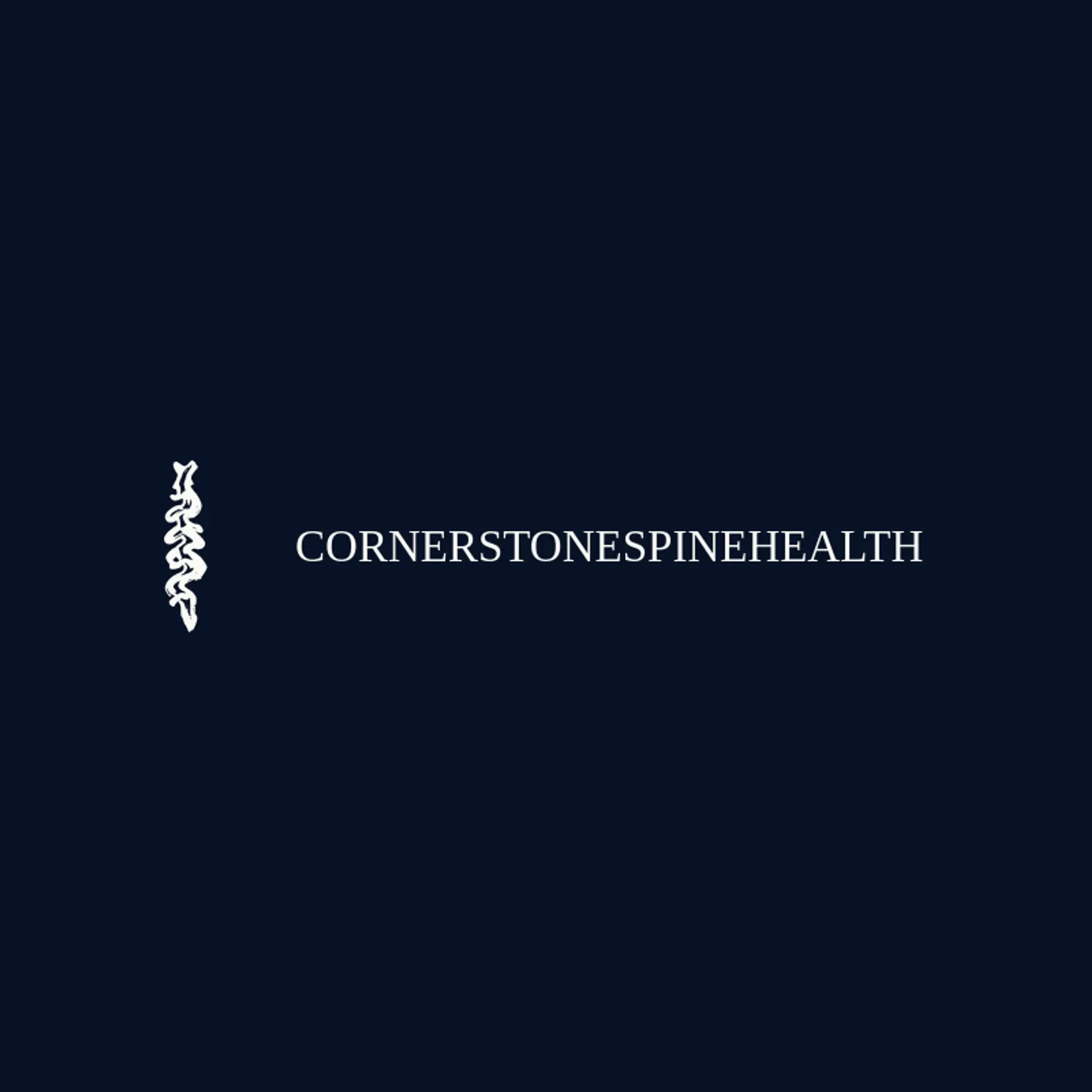 Cornerstone Spine Health logo for chiropractic