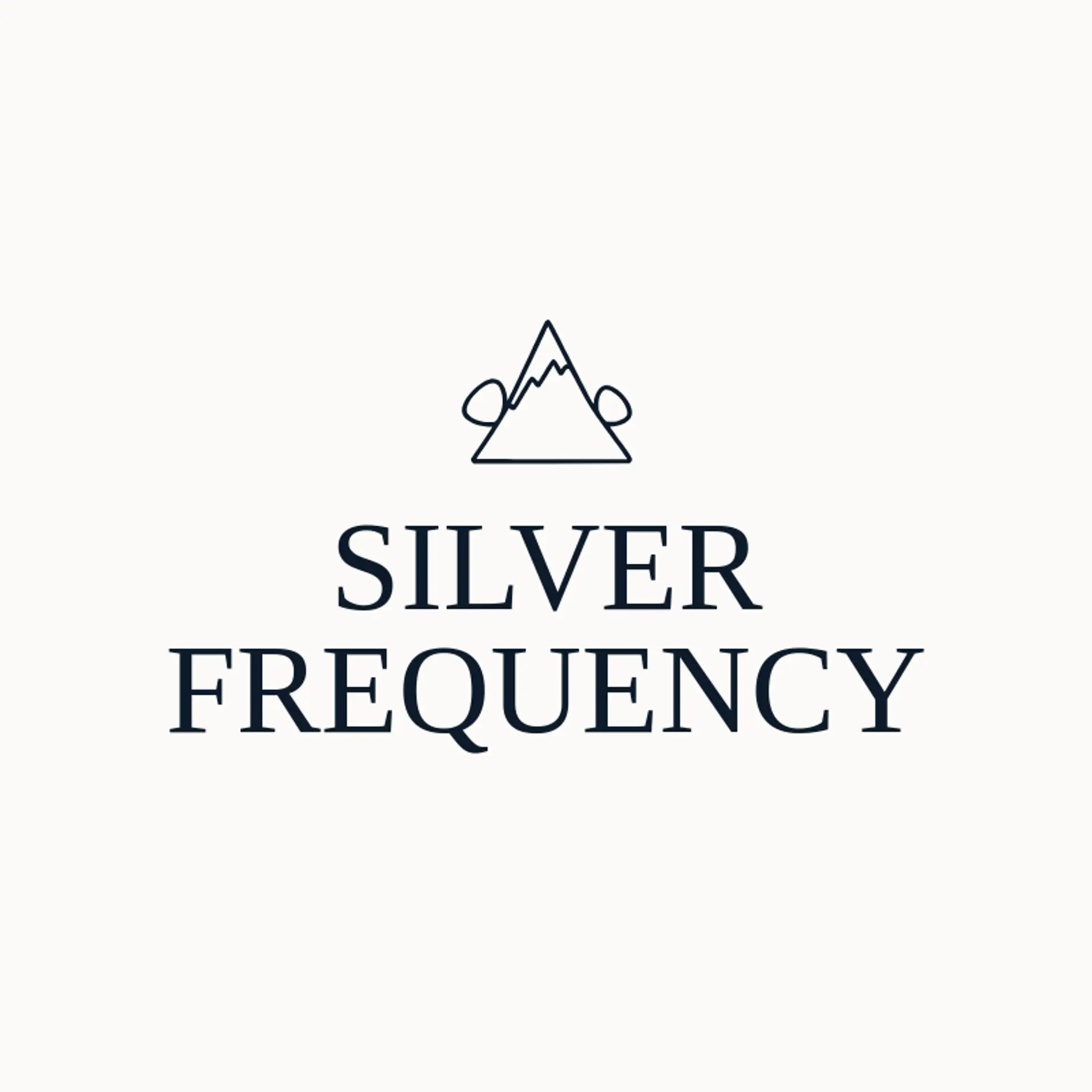 Silver Frequency logo for sound wave
