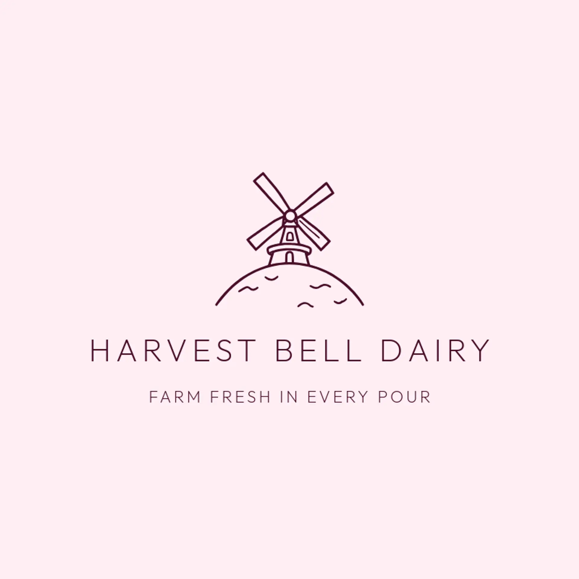 Harvest Bell Dairy logo for dairy