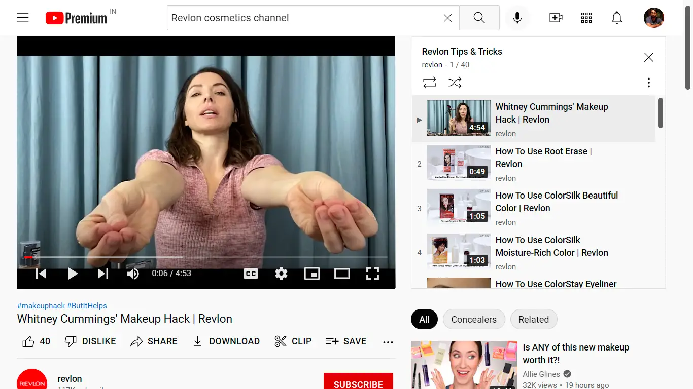 Revlon Youtube series