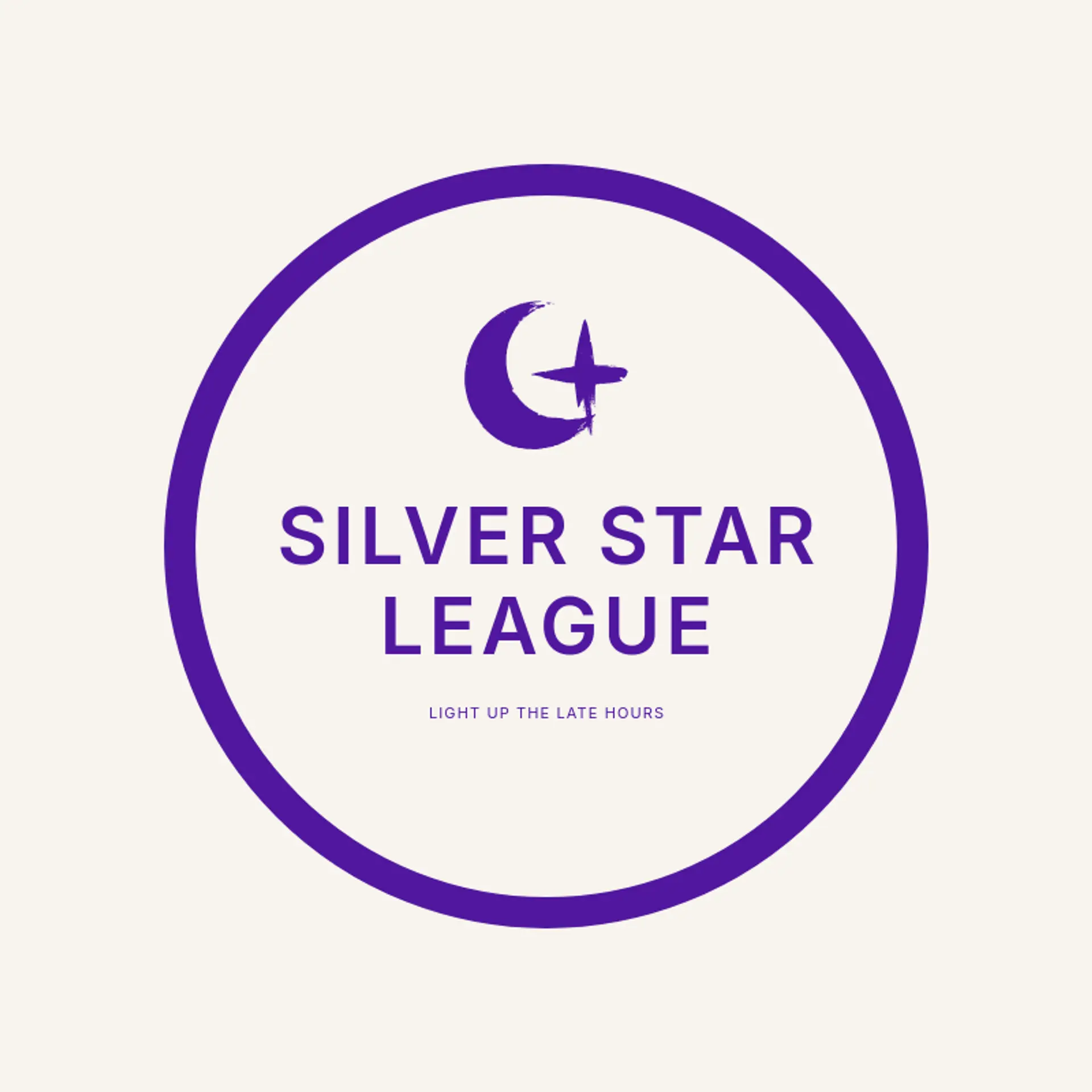 Silver Star League logo for moon