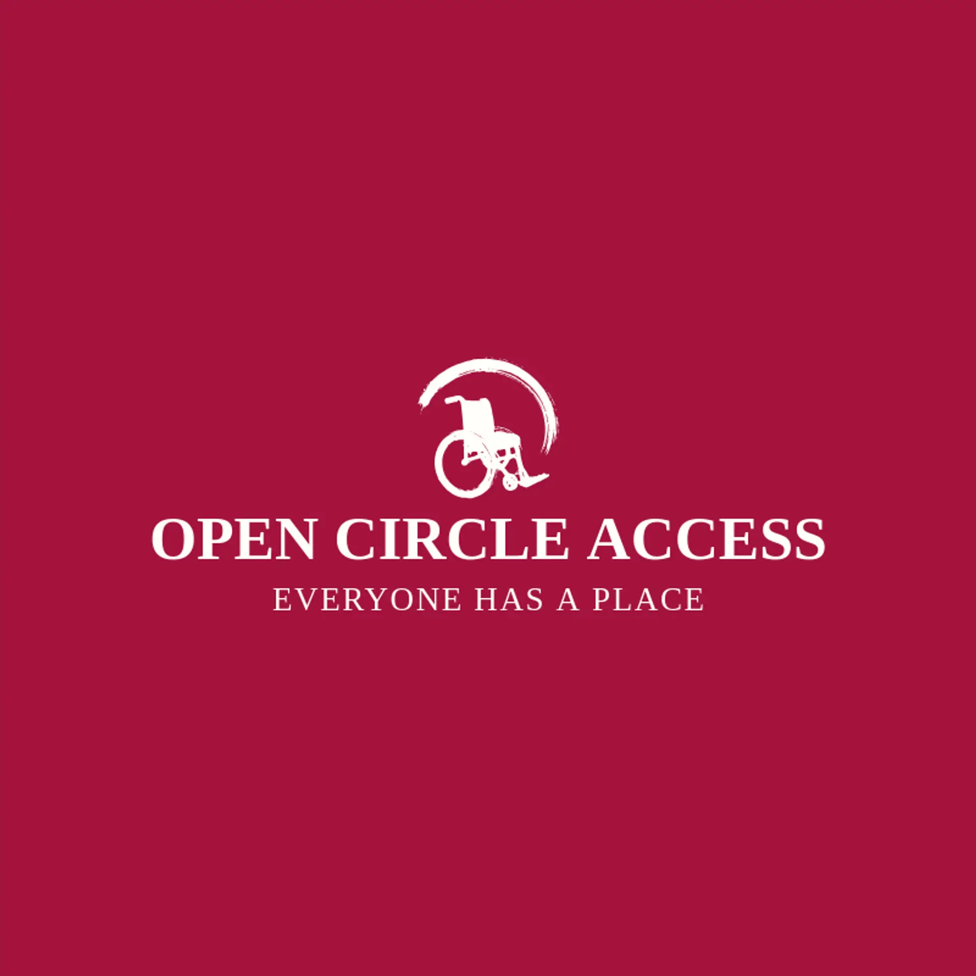 Open Circle Access logo for wheelchair