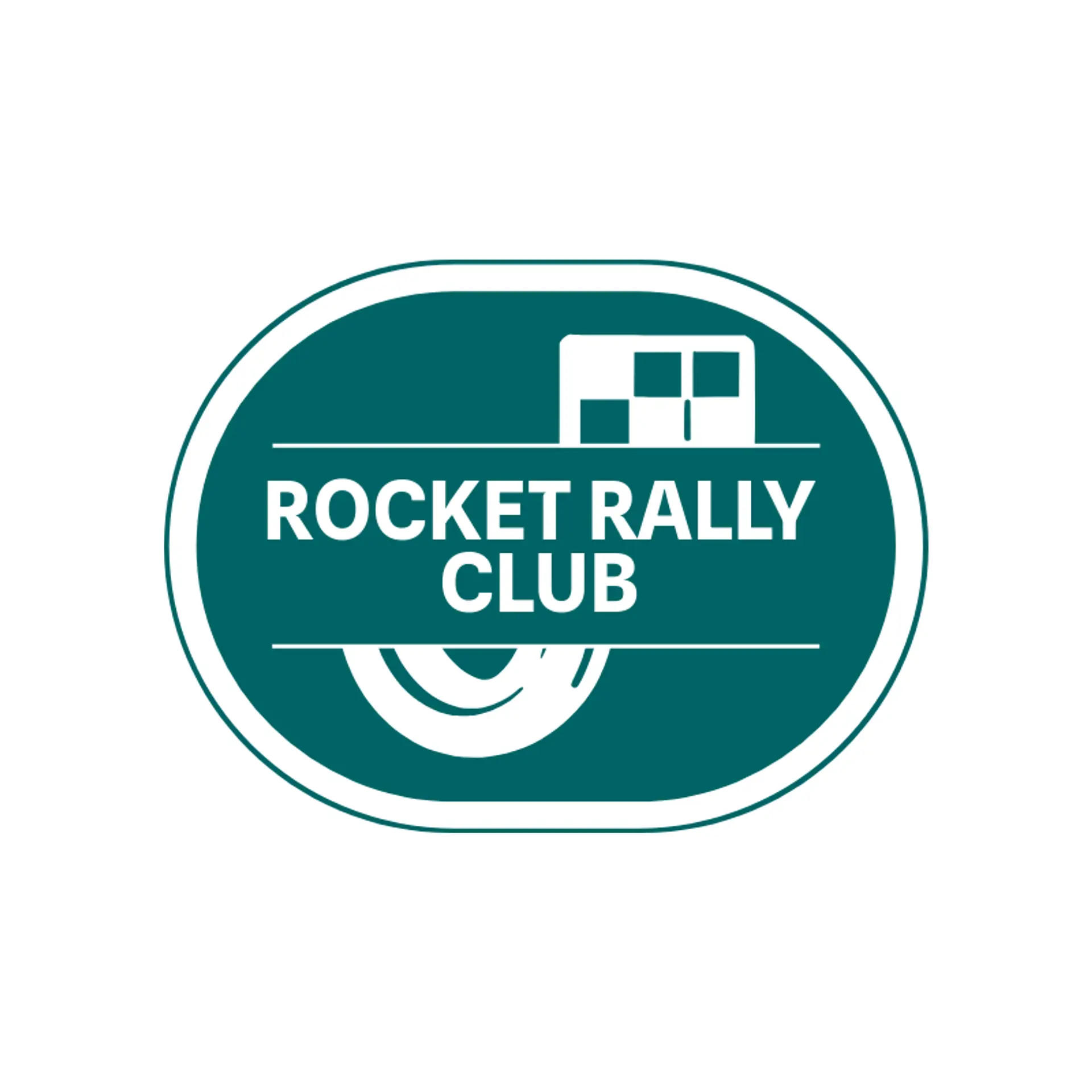 Rocket Rally Club logo for video game
