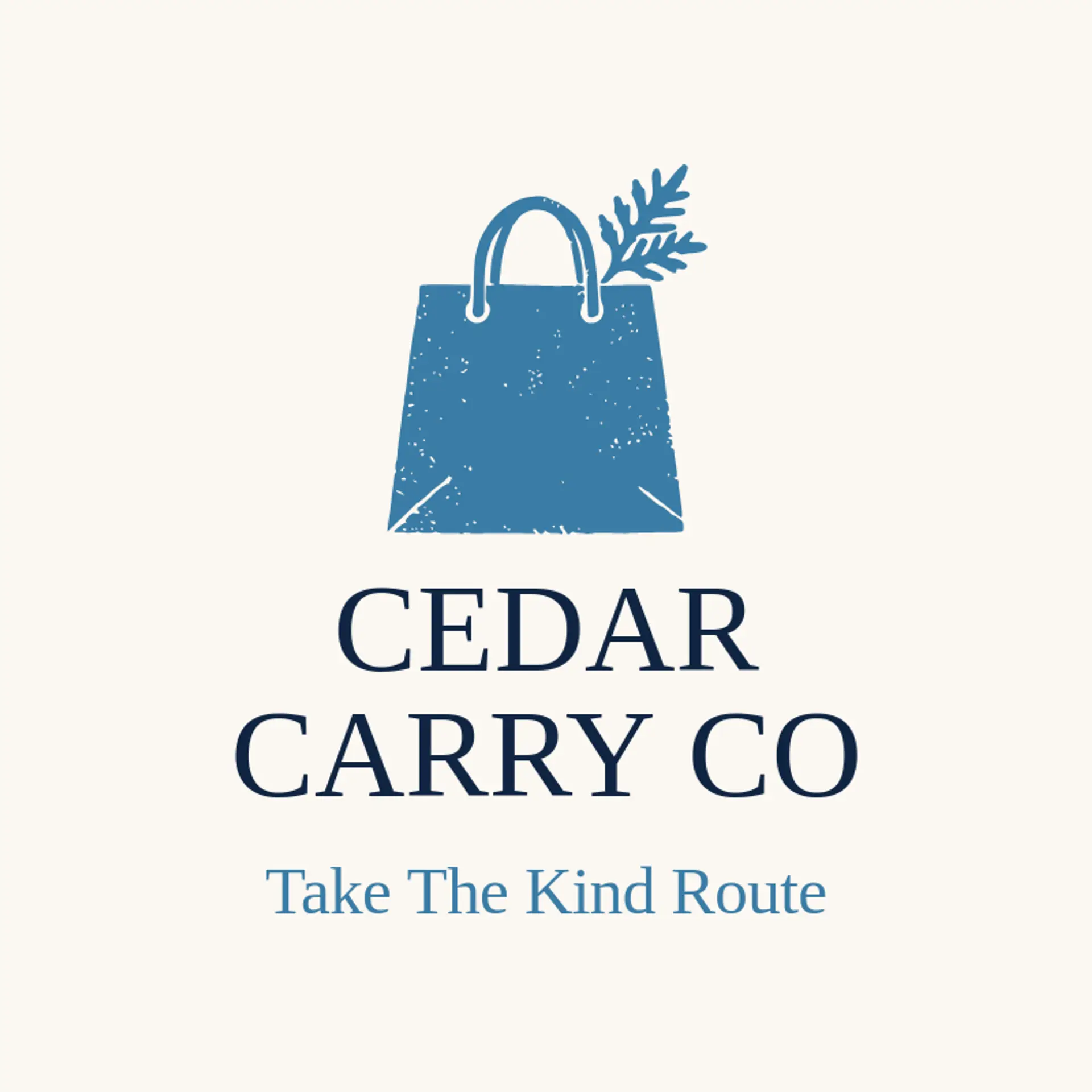 Cedar Carry Co logo for shopping bag