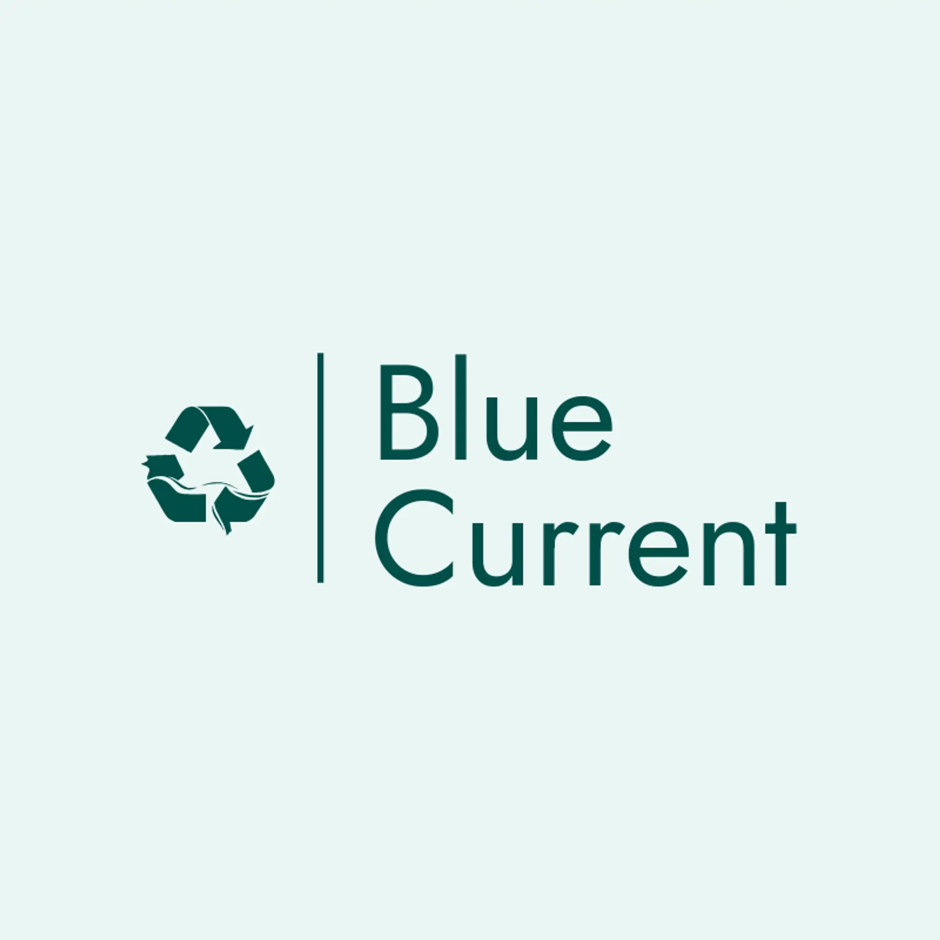 Blue Current logo for recycling