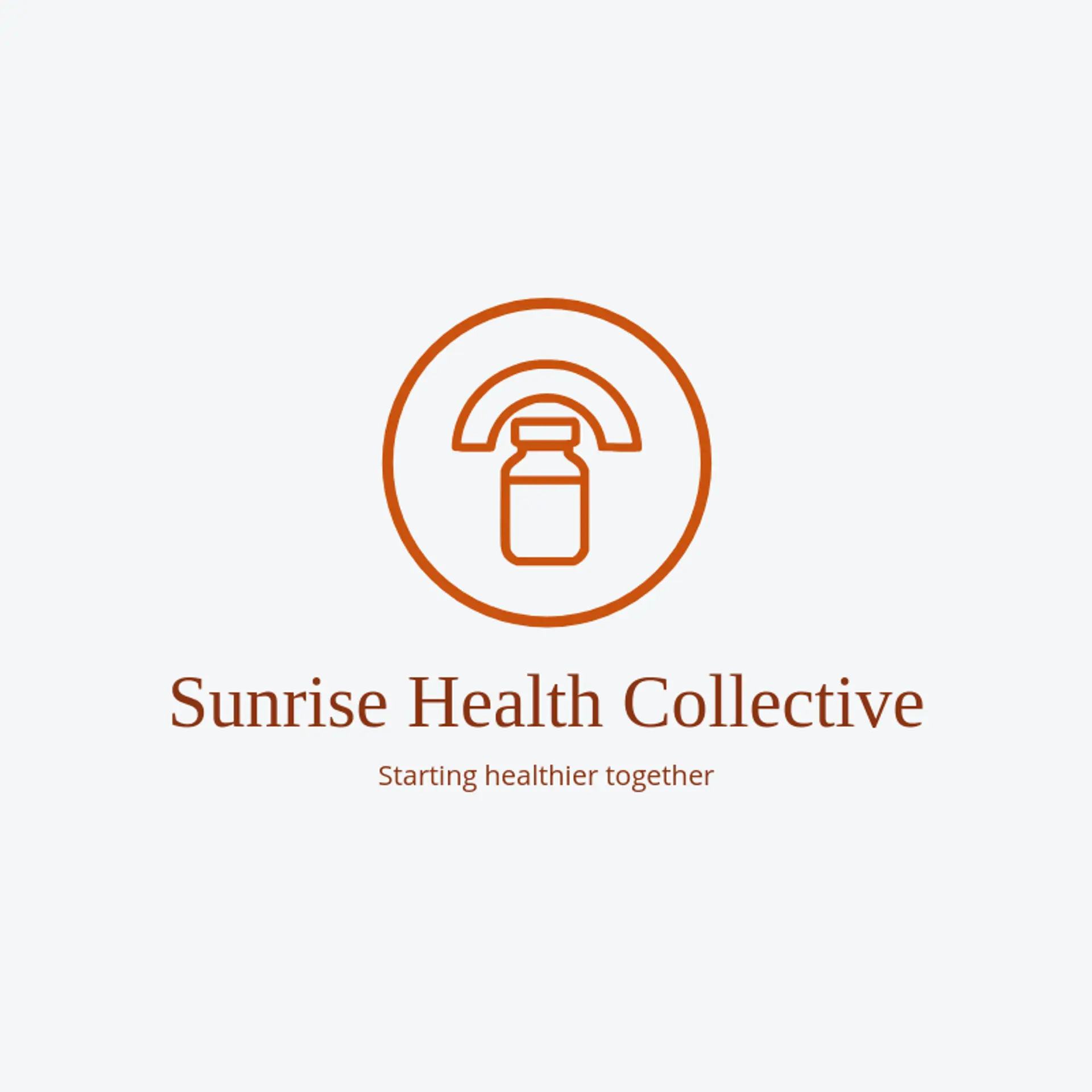 Sunrise Health Collective logo for vaccine