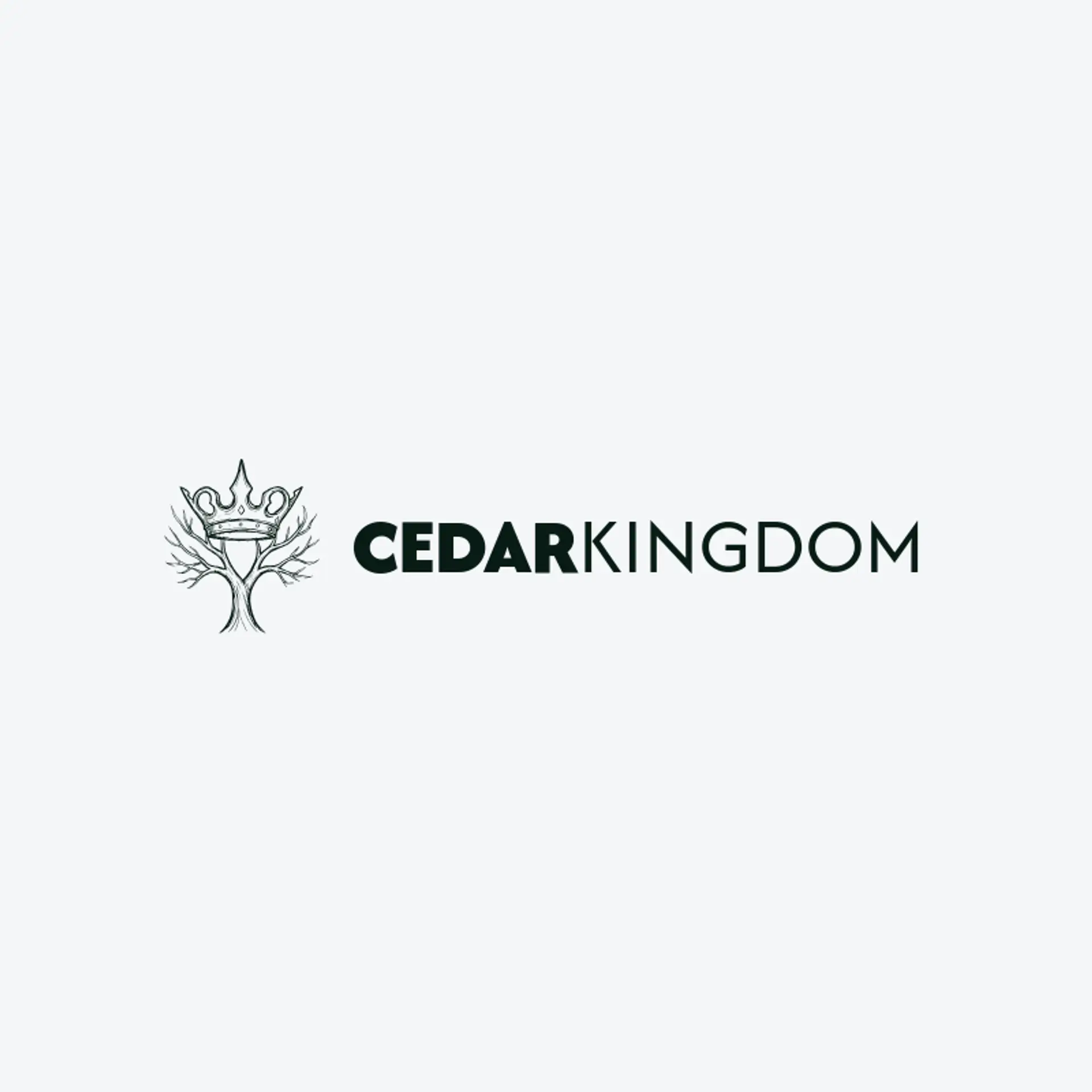 Cedar Kingdom logo for king