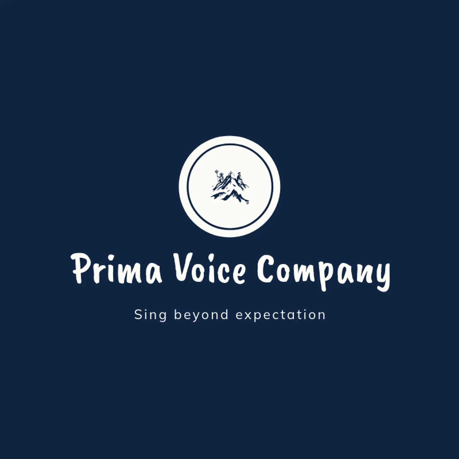 Prima Voice Company logo for opera