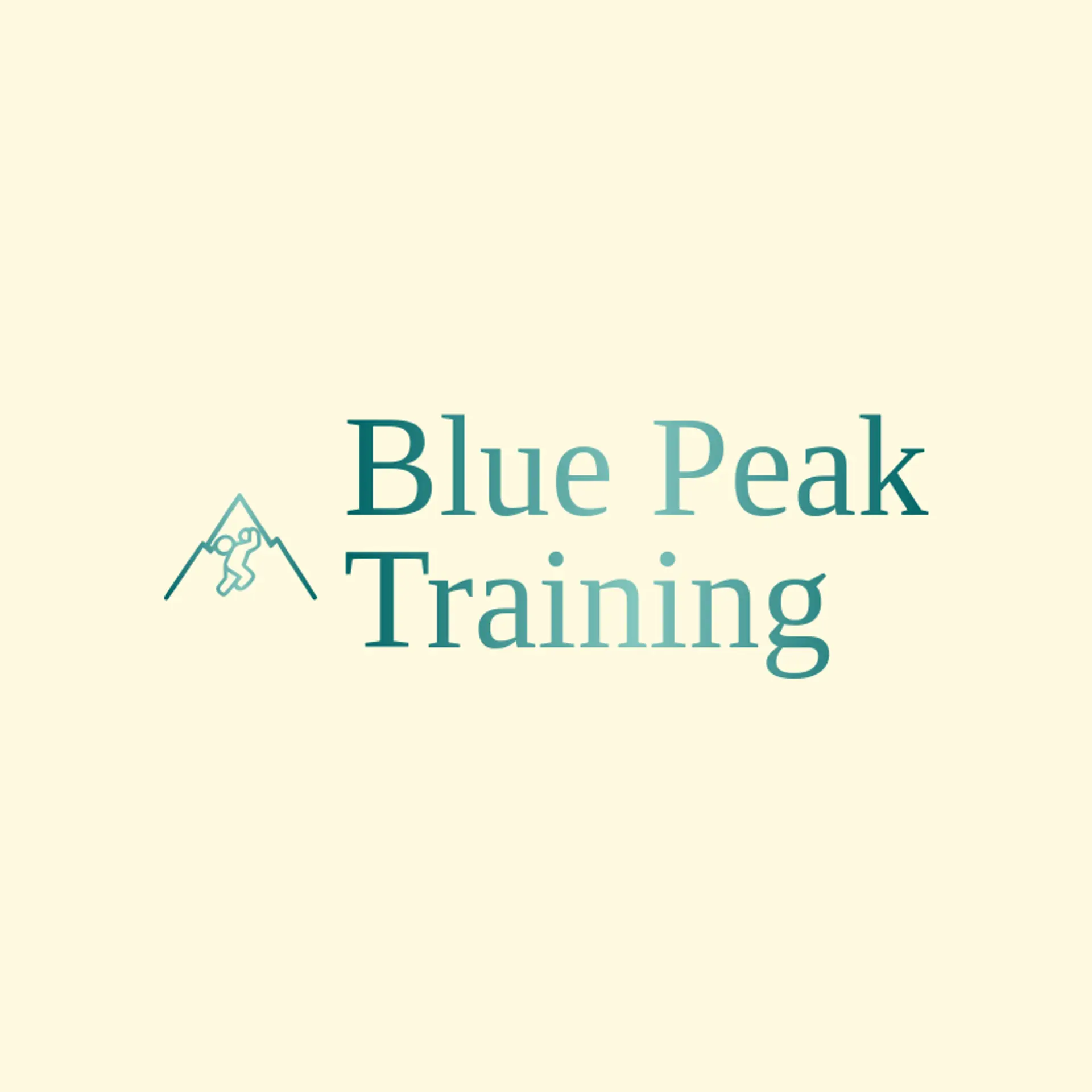Blue Peak Training logo for olympics