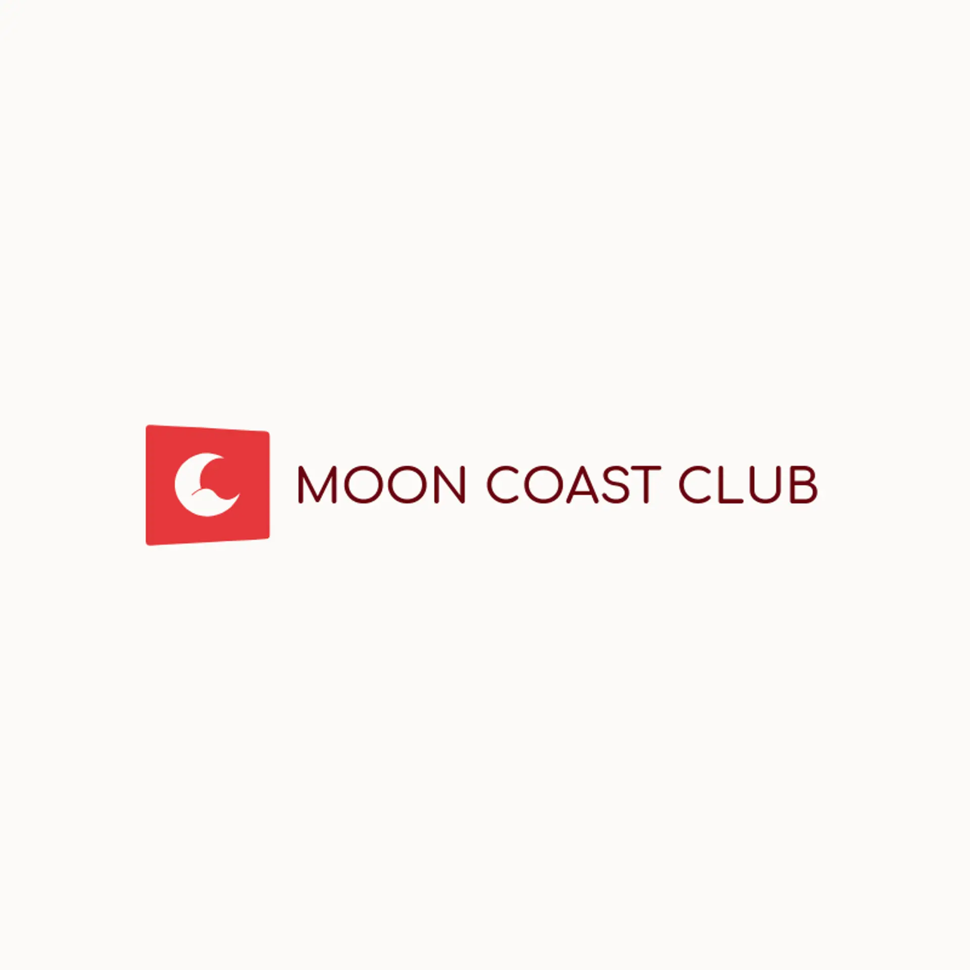 Moon Coast Club logo for moon