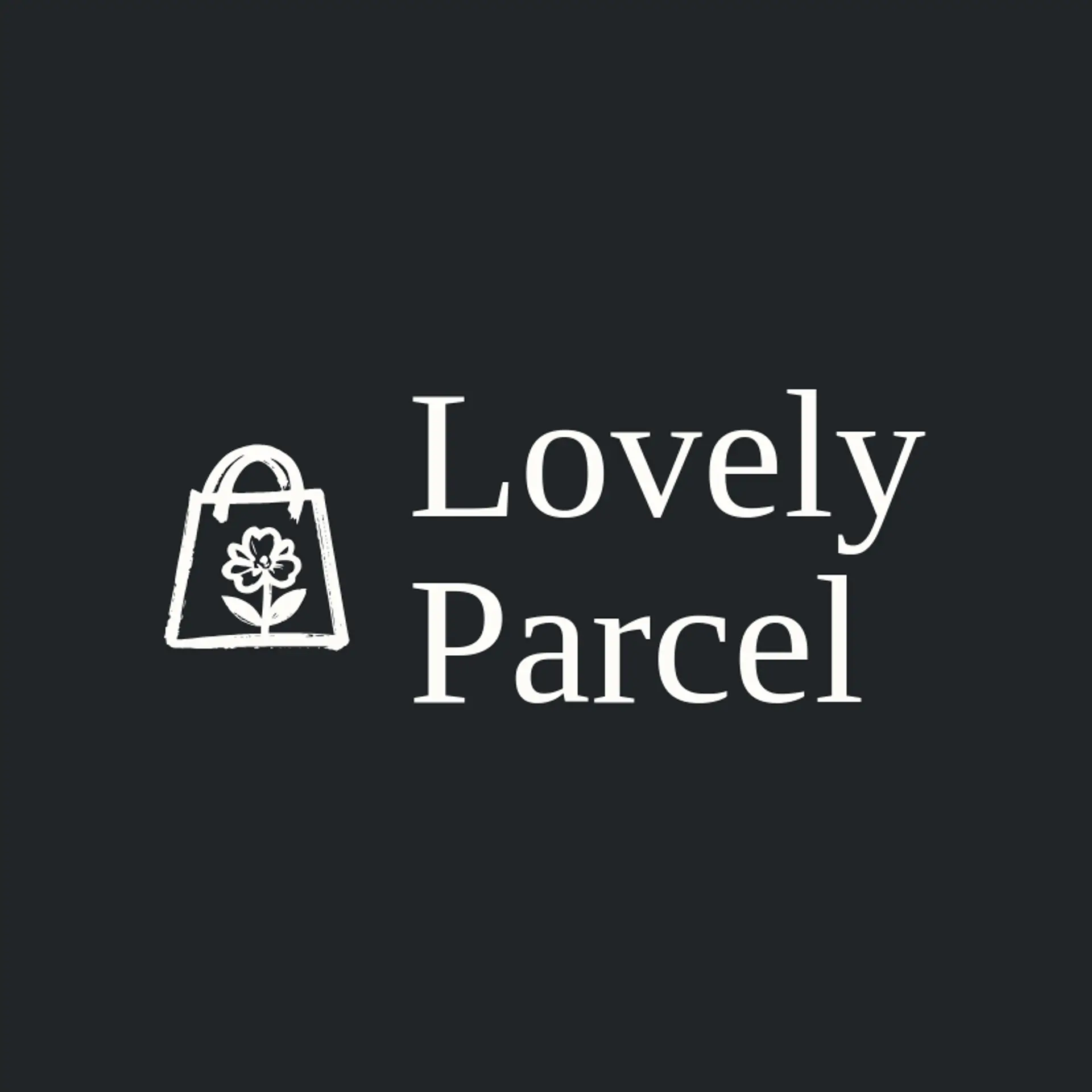 Lovely Parcel logo for shopping bag