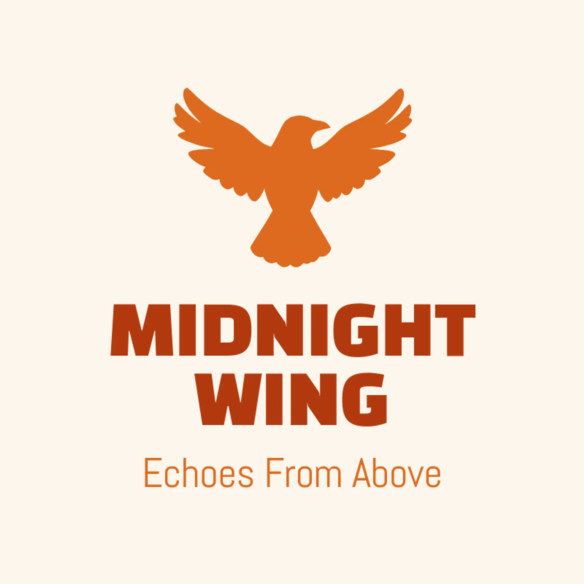 Midnight Wing logo for death metal