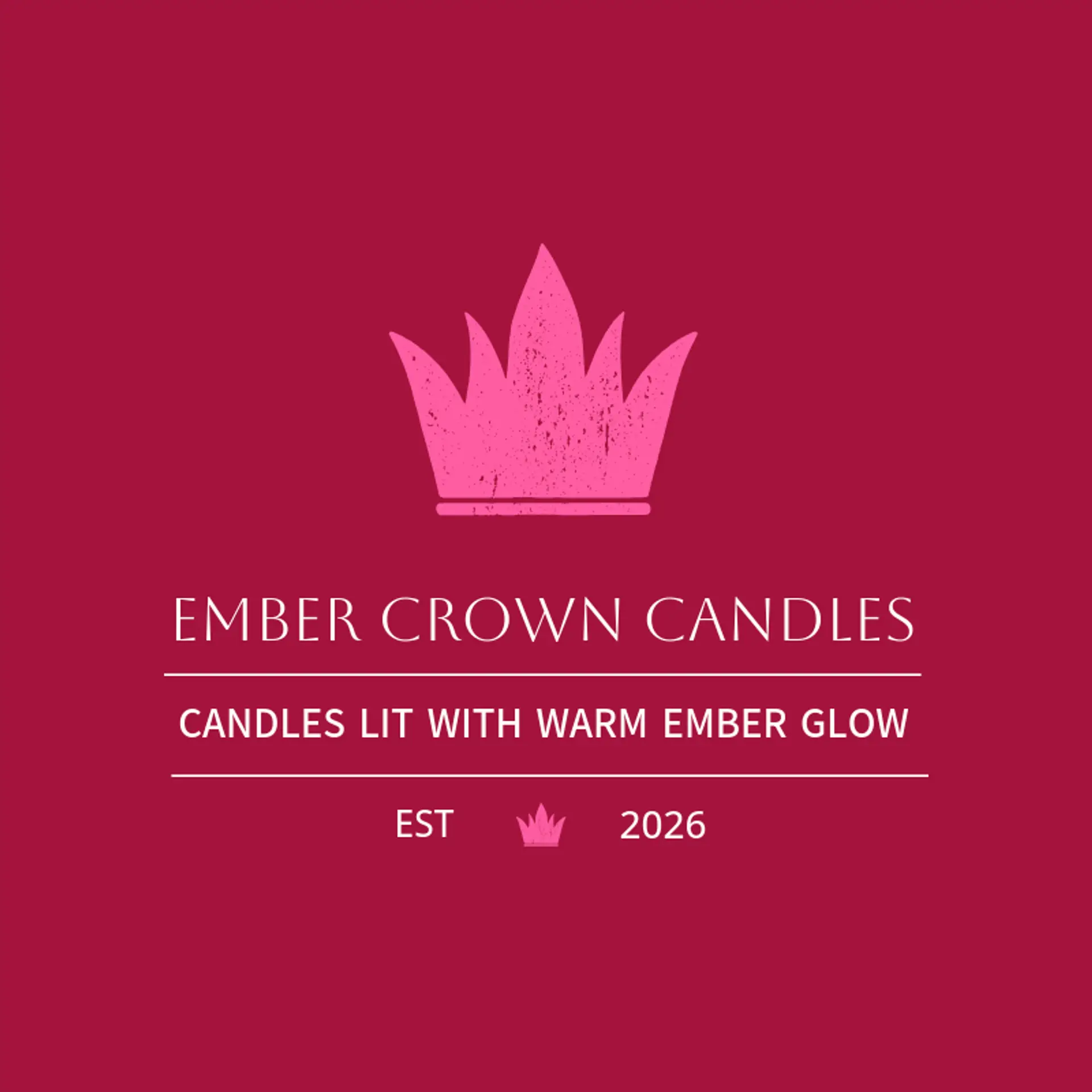 Ember Crown Candles logo for queen