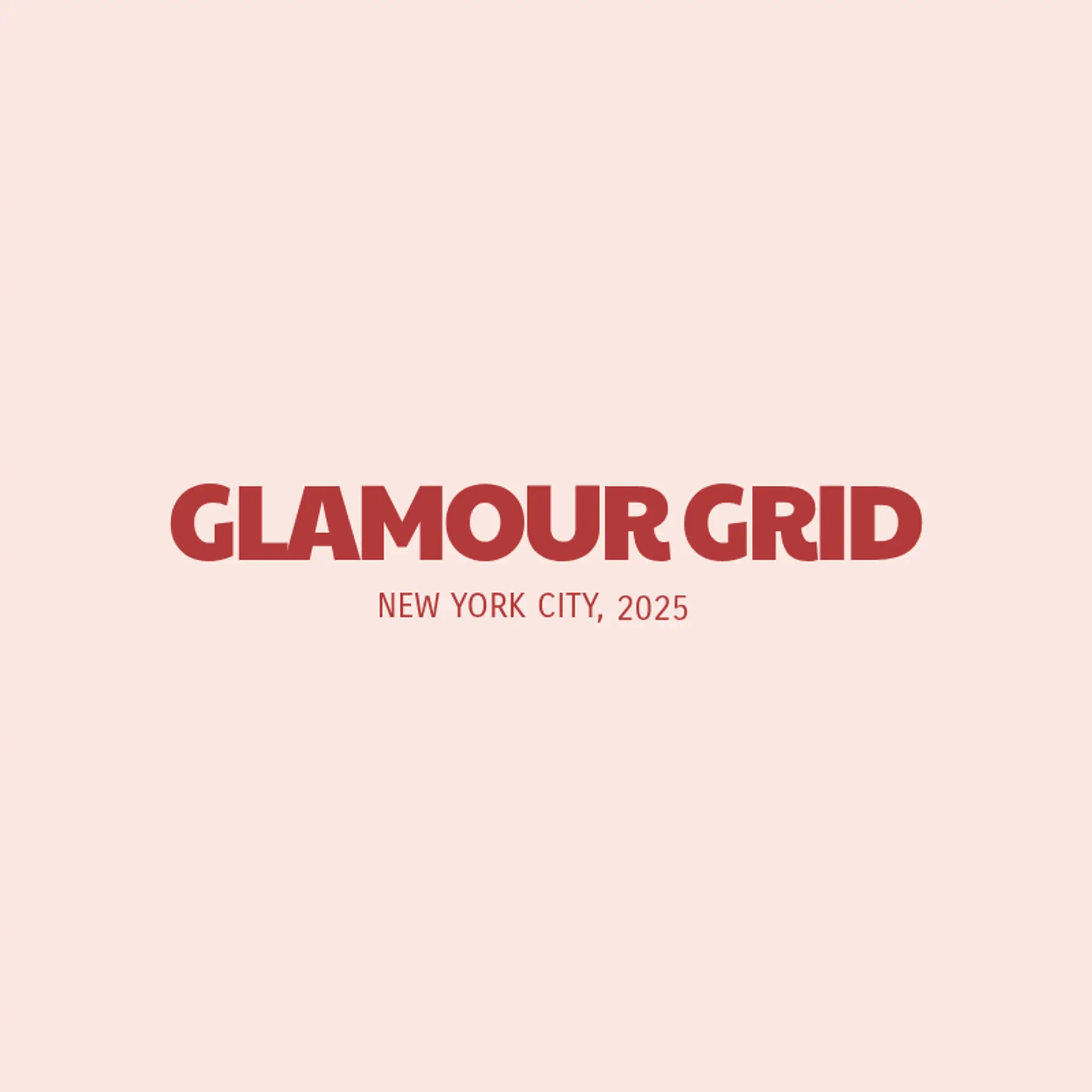 Glamour Grid logo for fashion blog