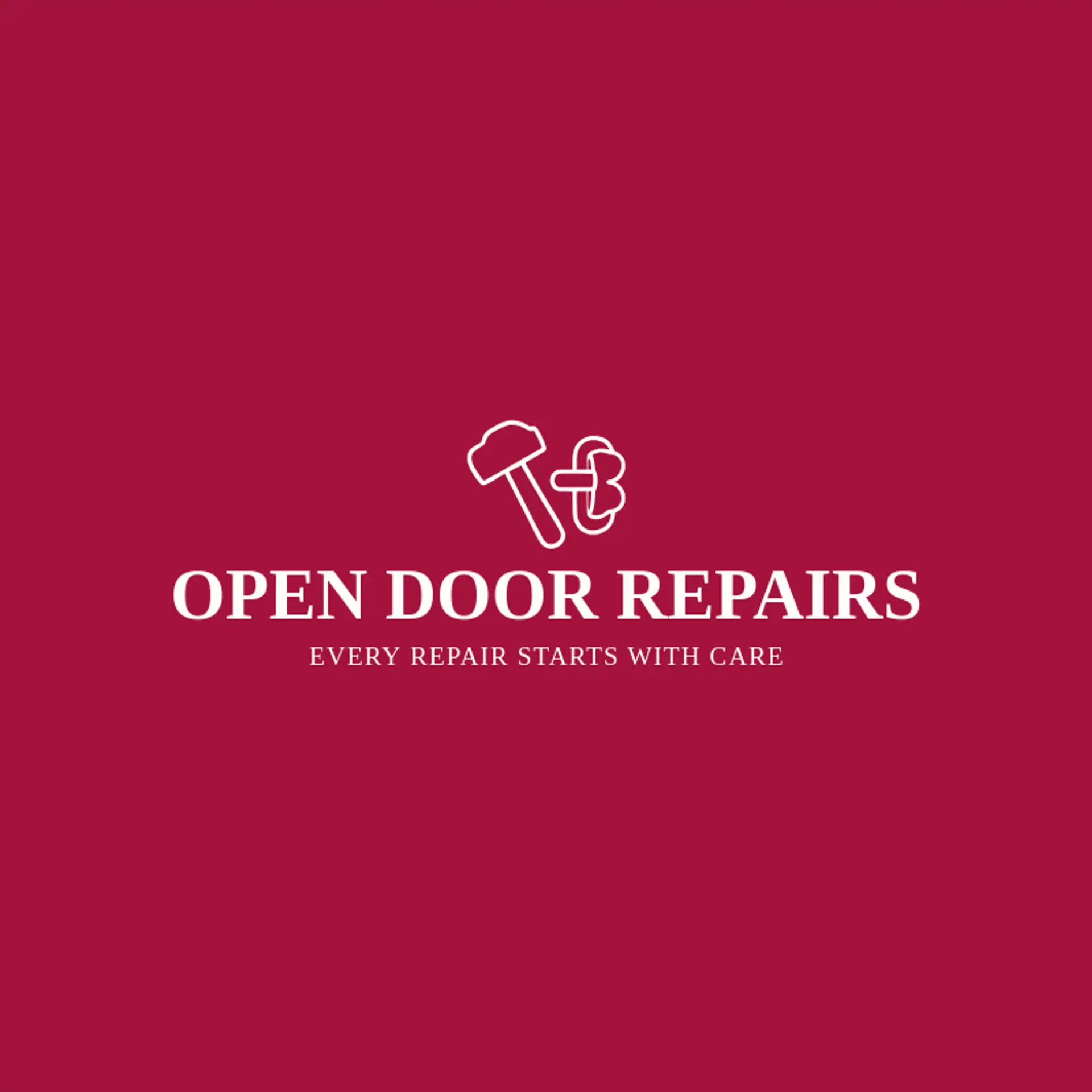 Open Door Repairs logo for home repair