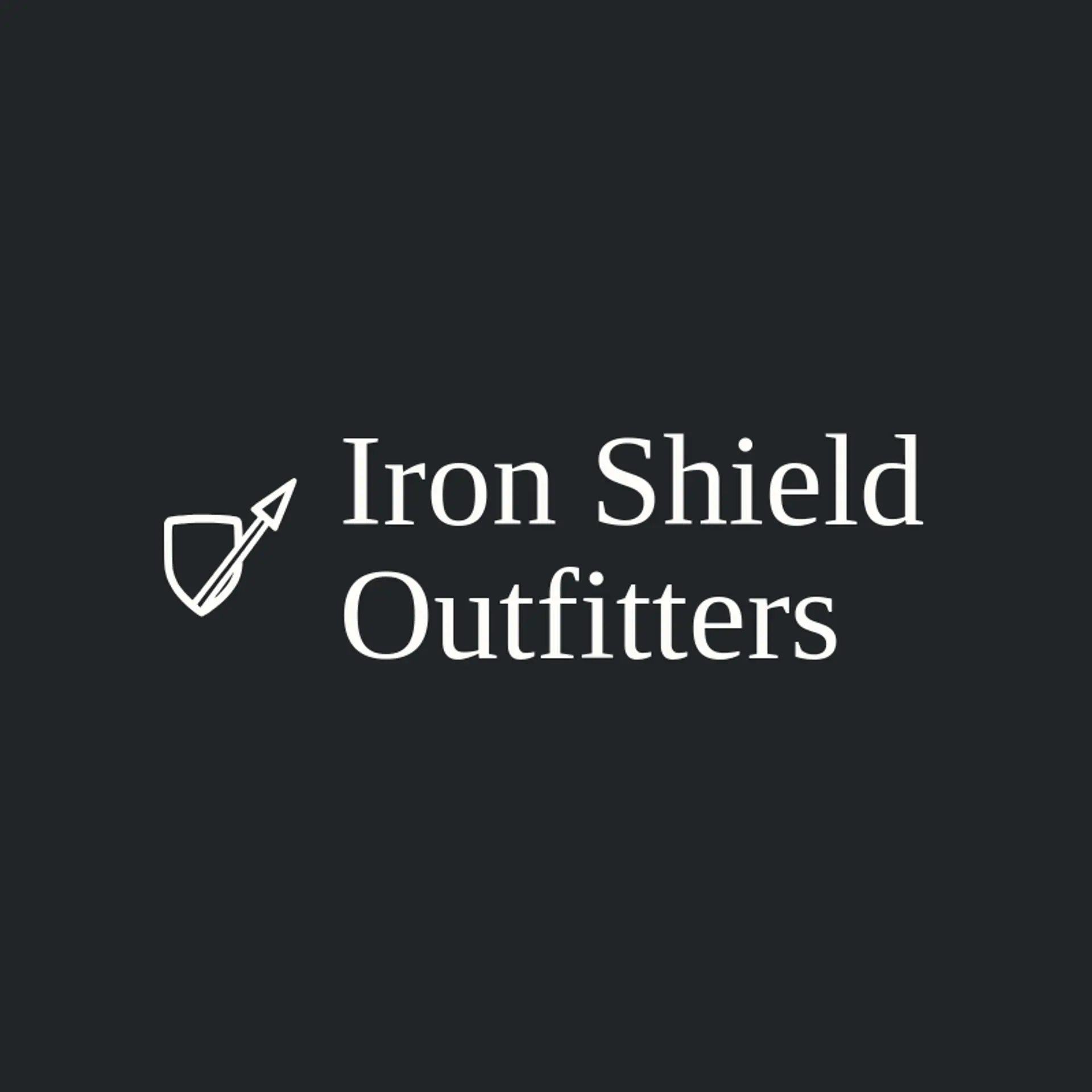 Iron Shield Outfitters logo for gladiator