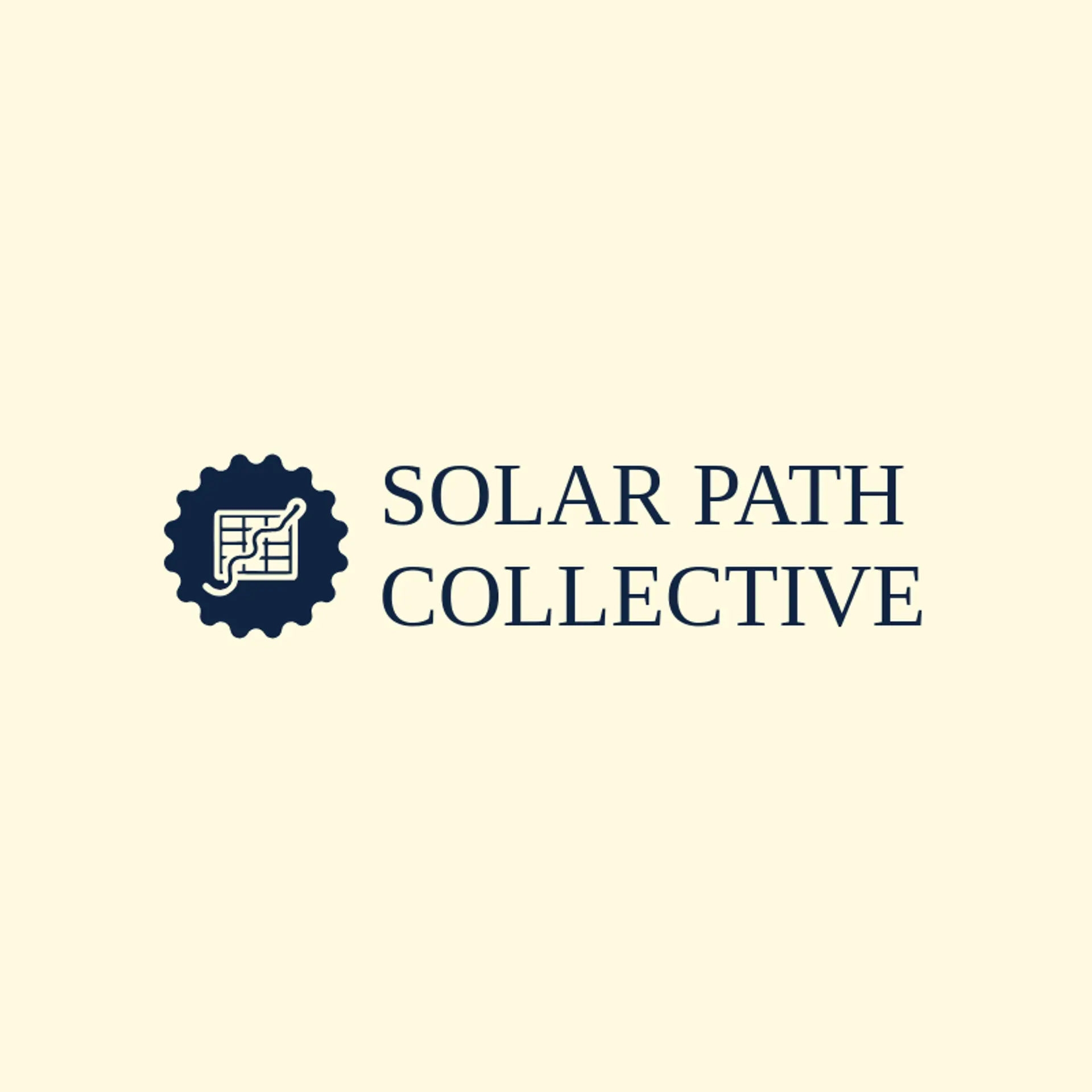 Solar Path Collective logo for solar panel