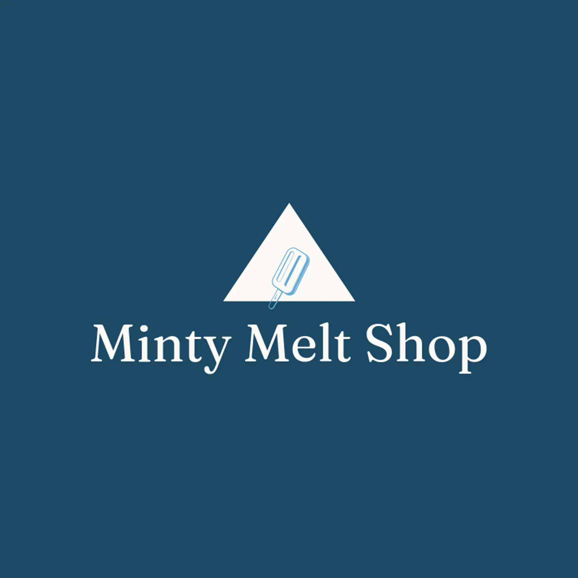 Minty Melt Shop logo for popsicle