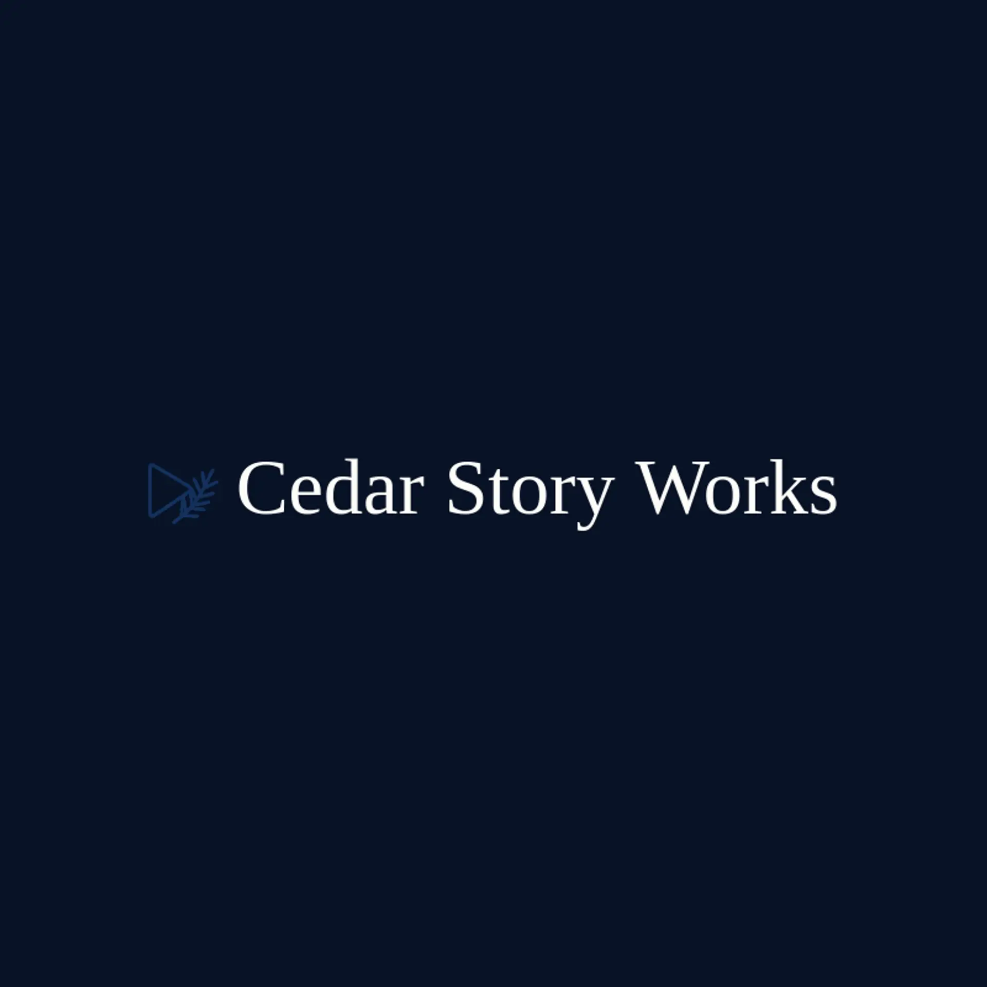 Cedar Story Works logo for streaming