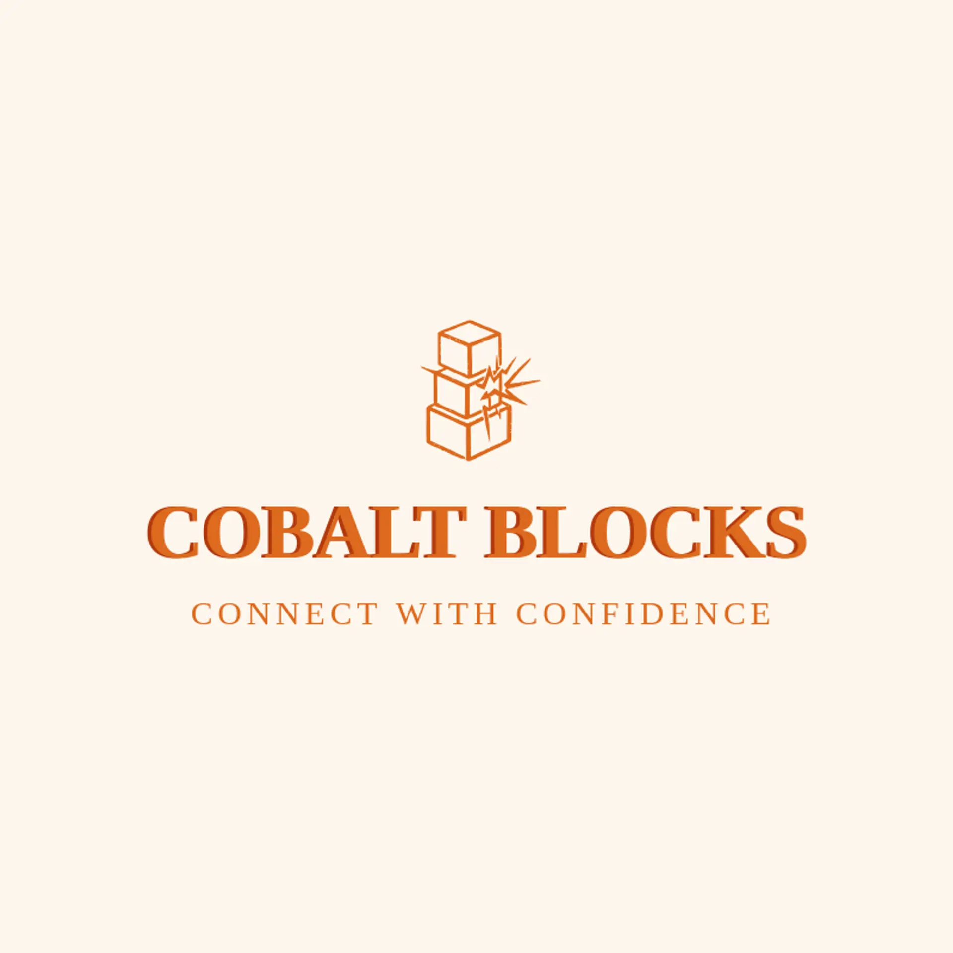 Cobalt Blocks logo for blockchain