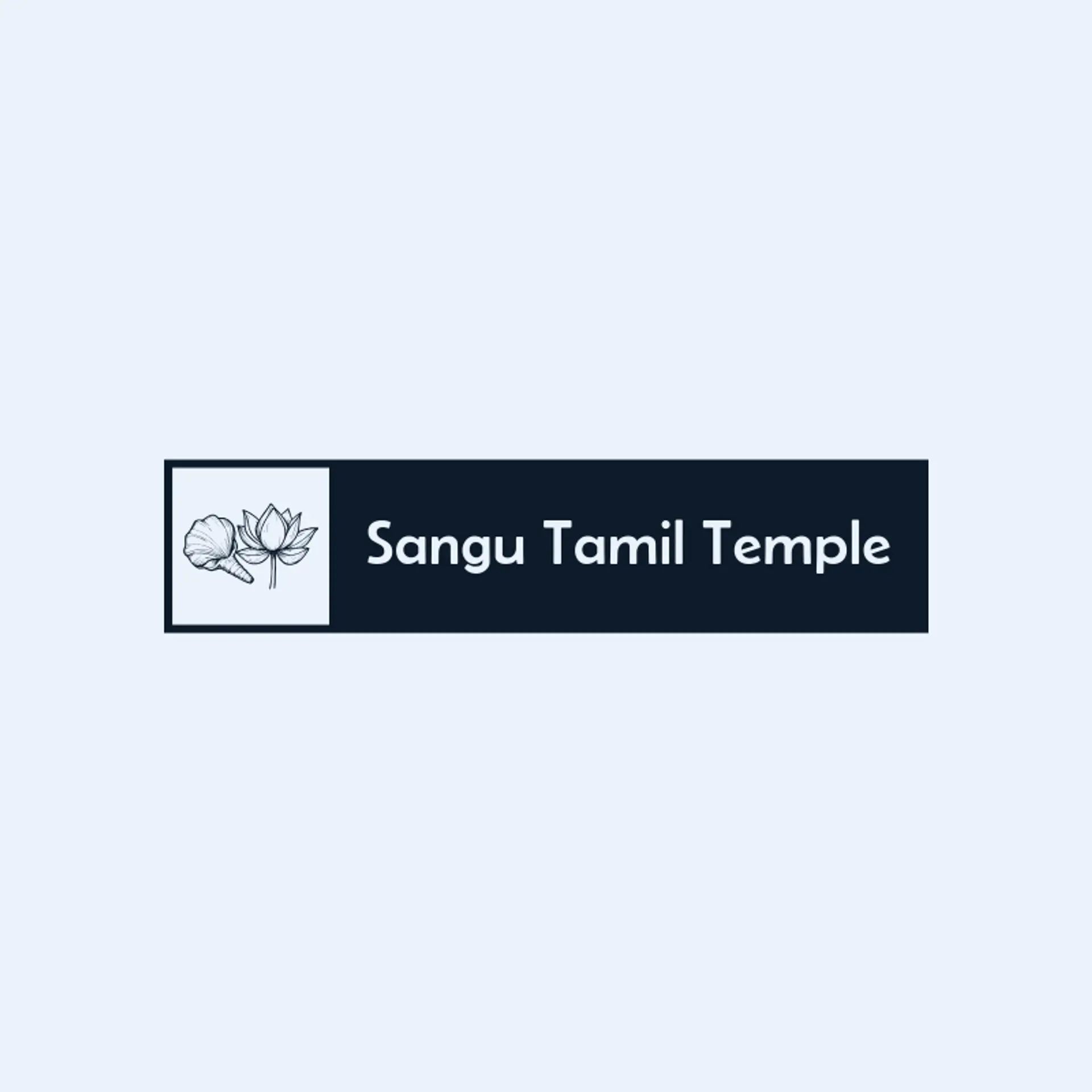 Sangu Tamil Temple logo for tamil