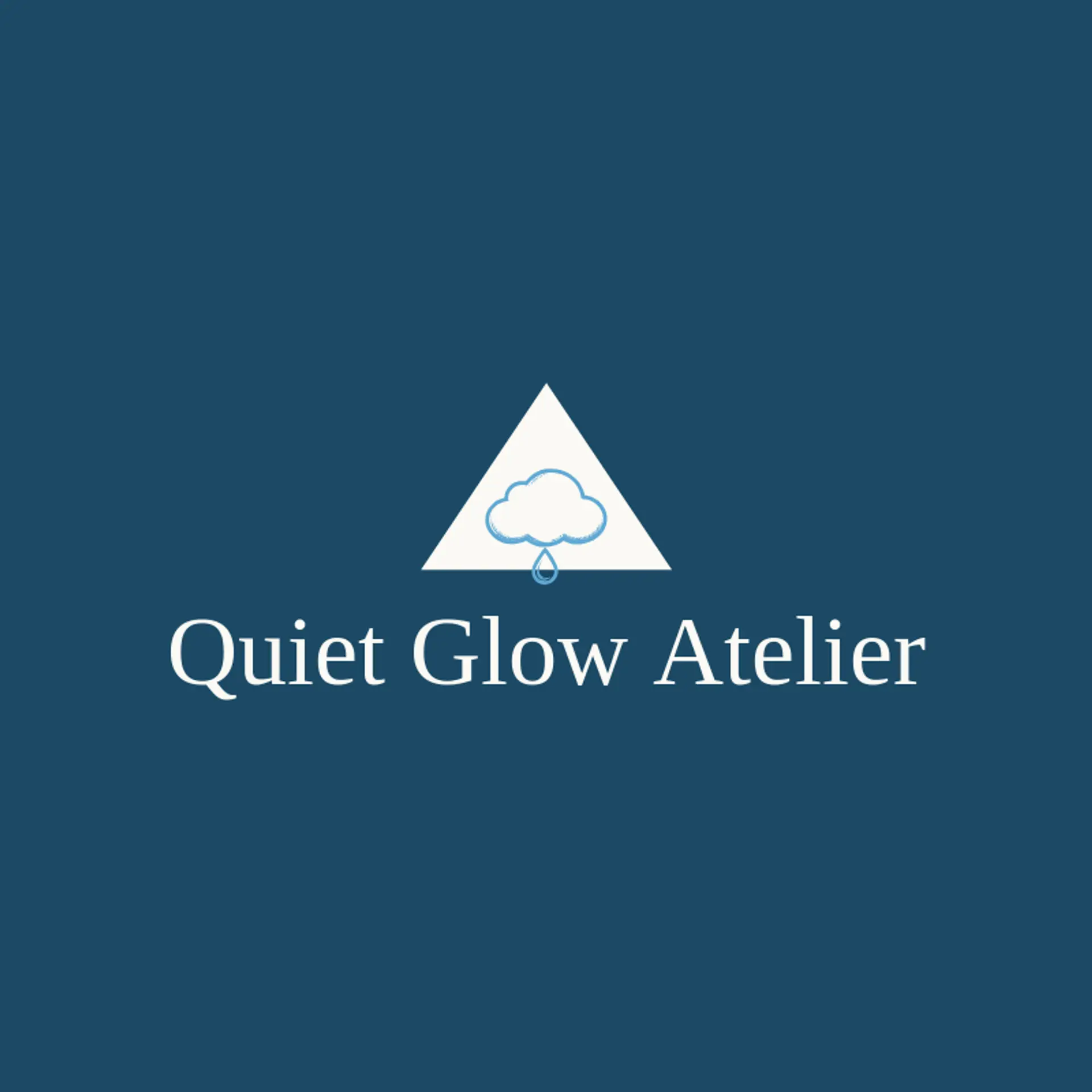 Quiet Glow Atelier logo for skincare