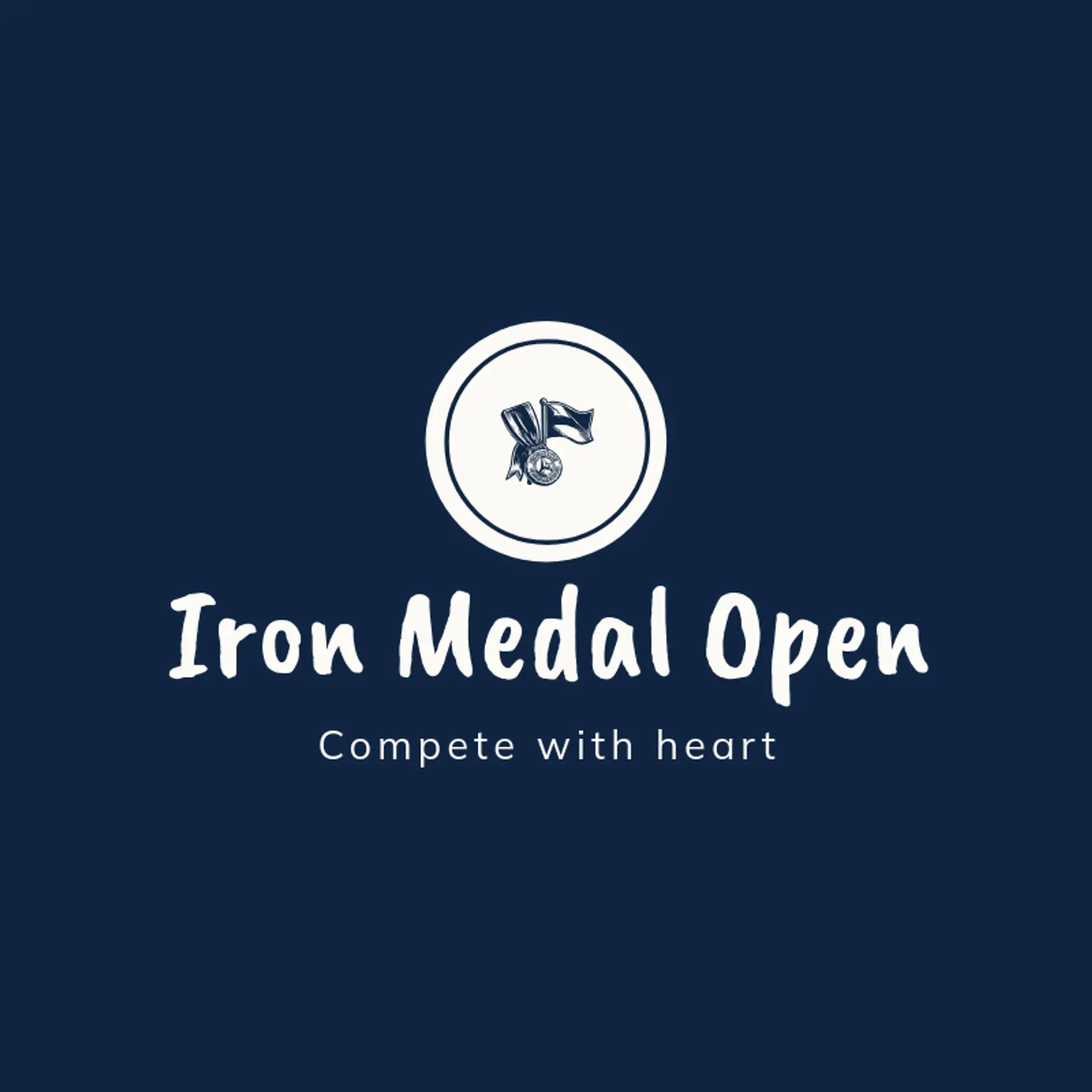 Iron Medal Open logo for tournament
