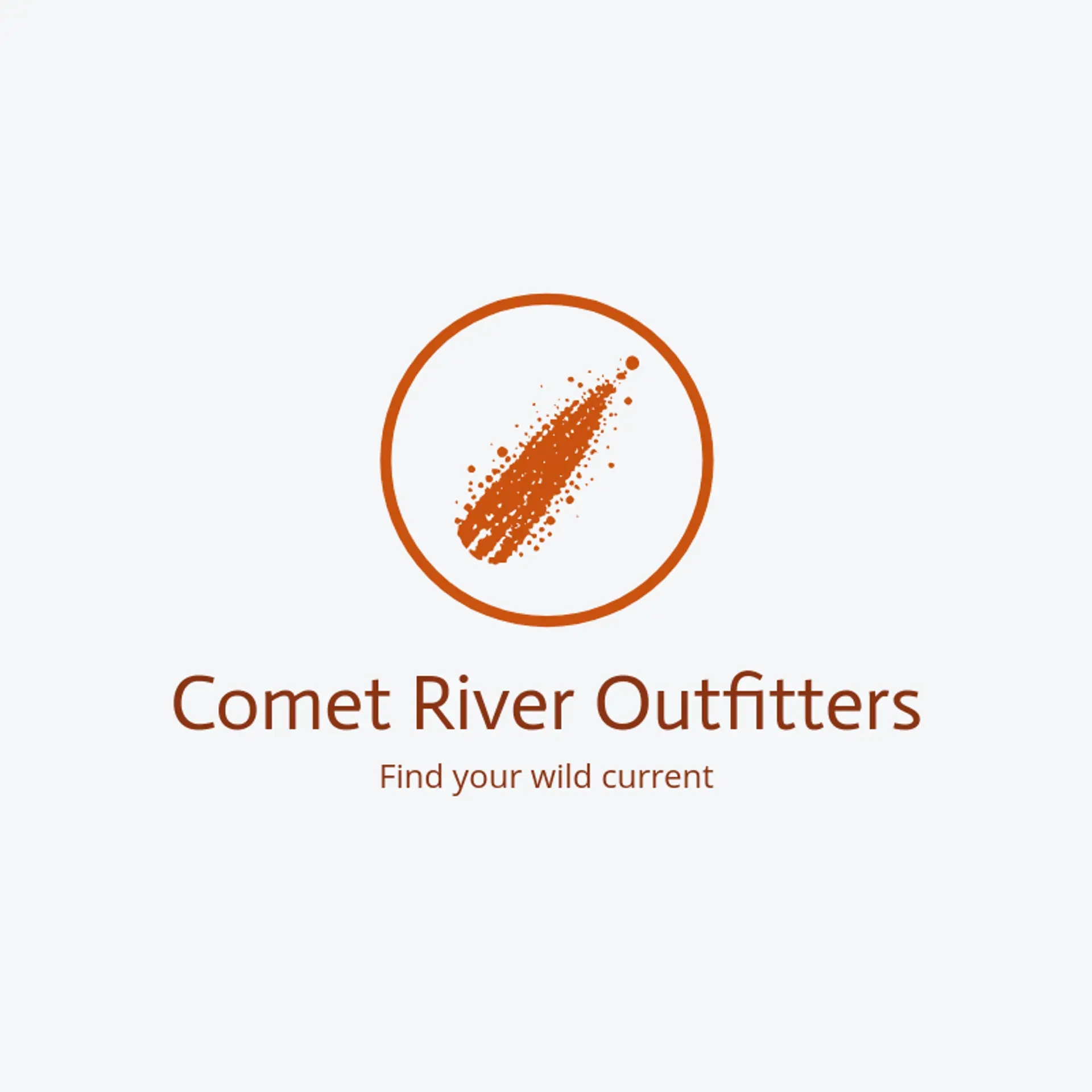 Comet River Outfitters logo for comet