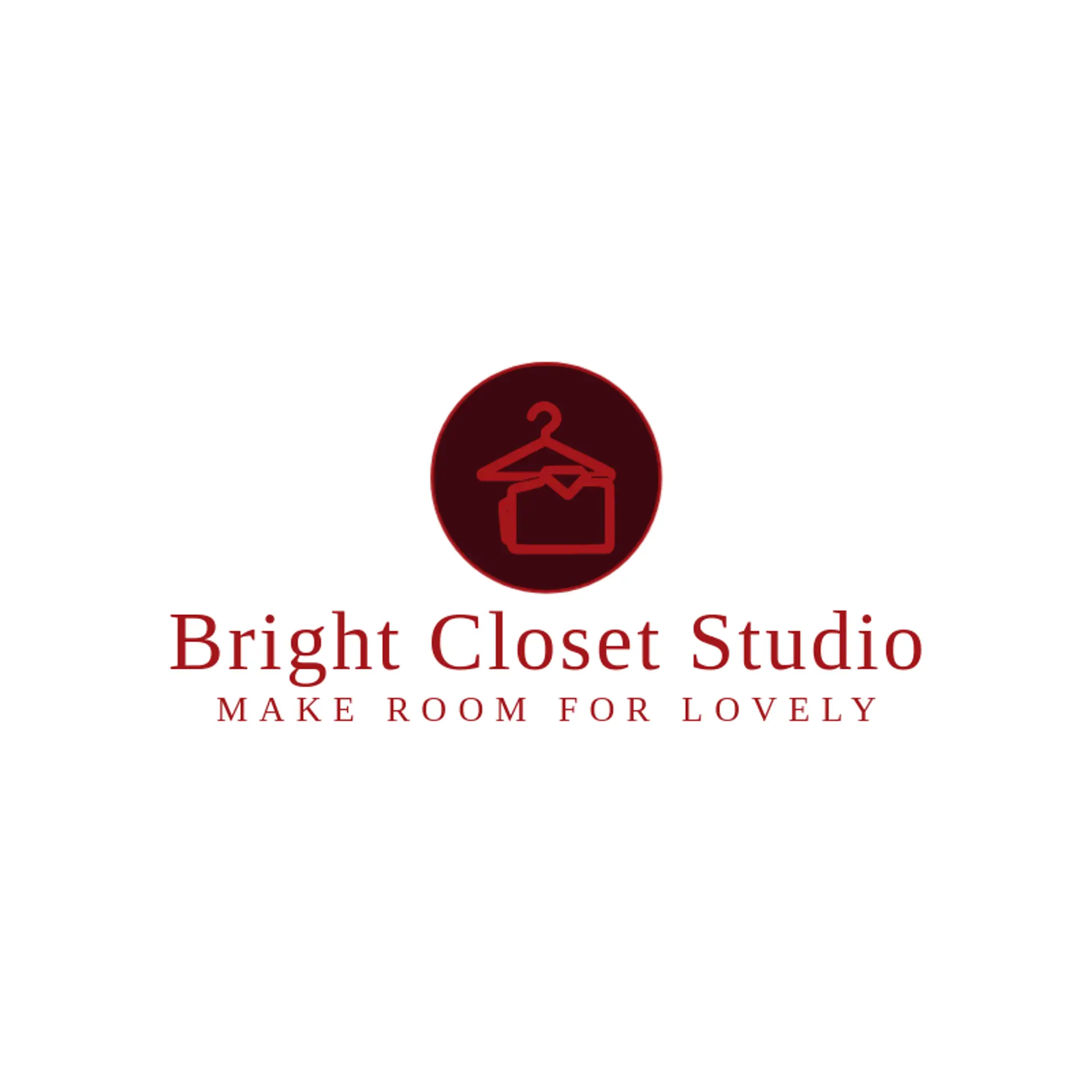 Bright Closet Studio logo for hanger