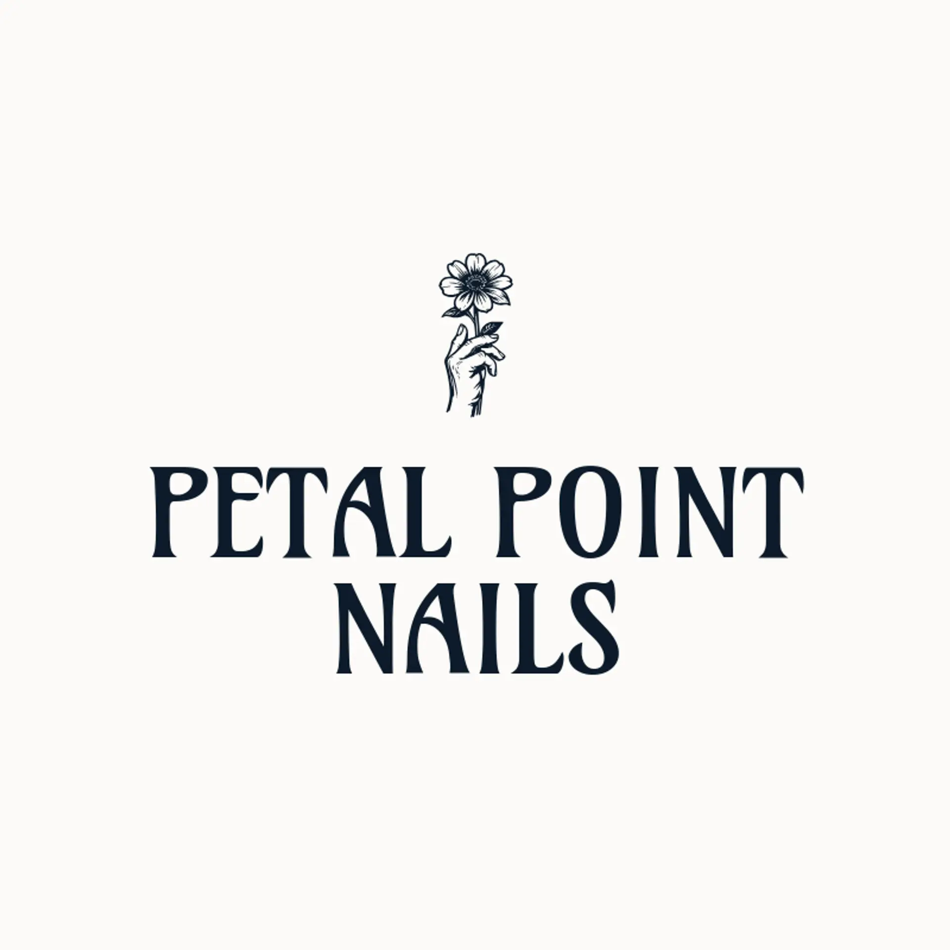 Petal Point Nails logo for nail