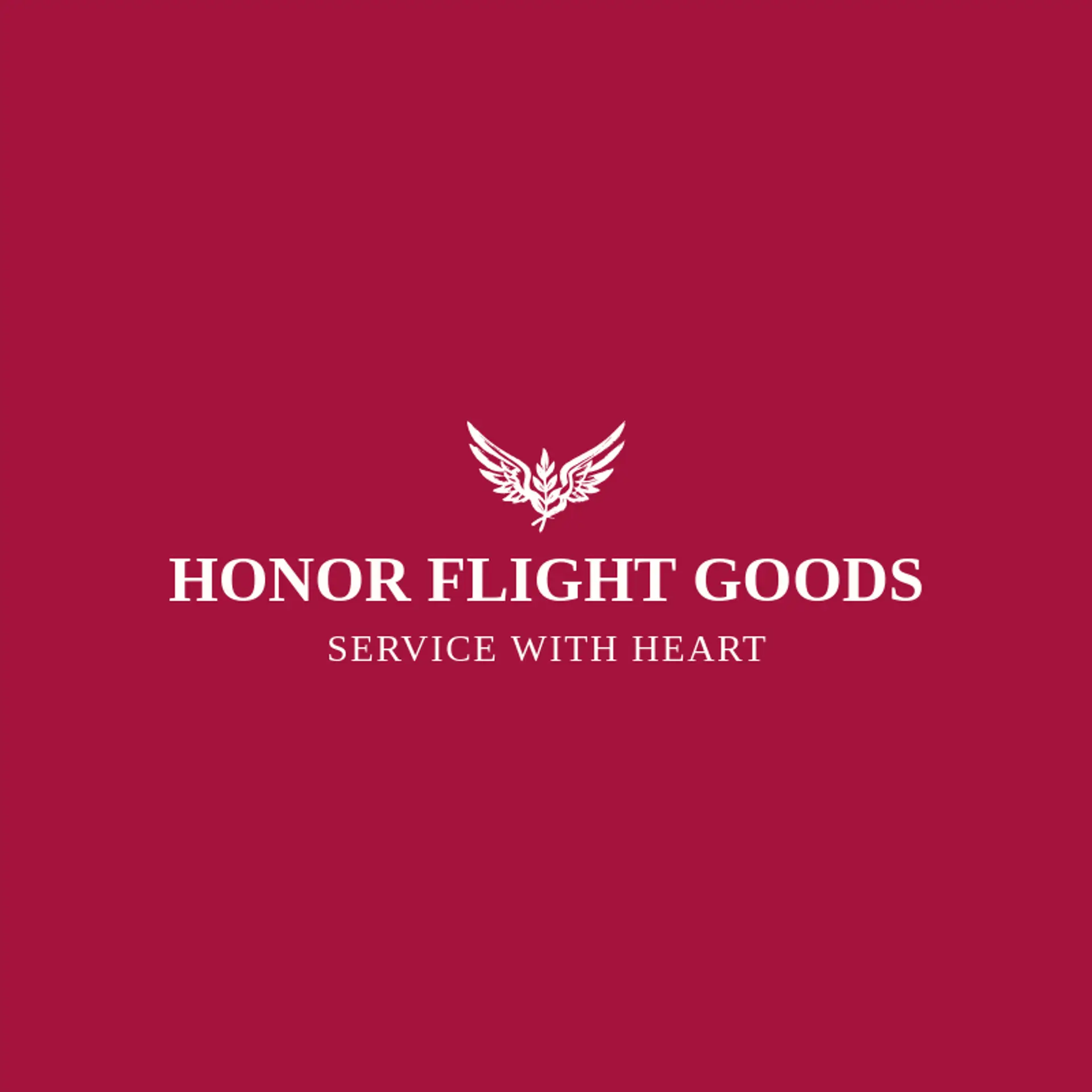 Honor Flight Goods logo for army
